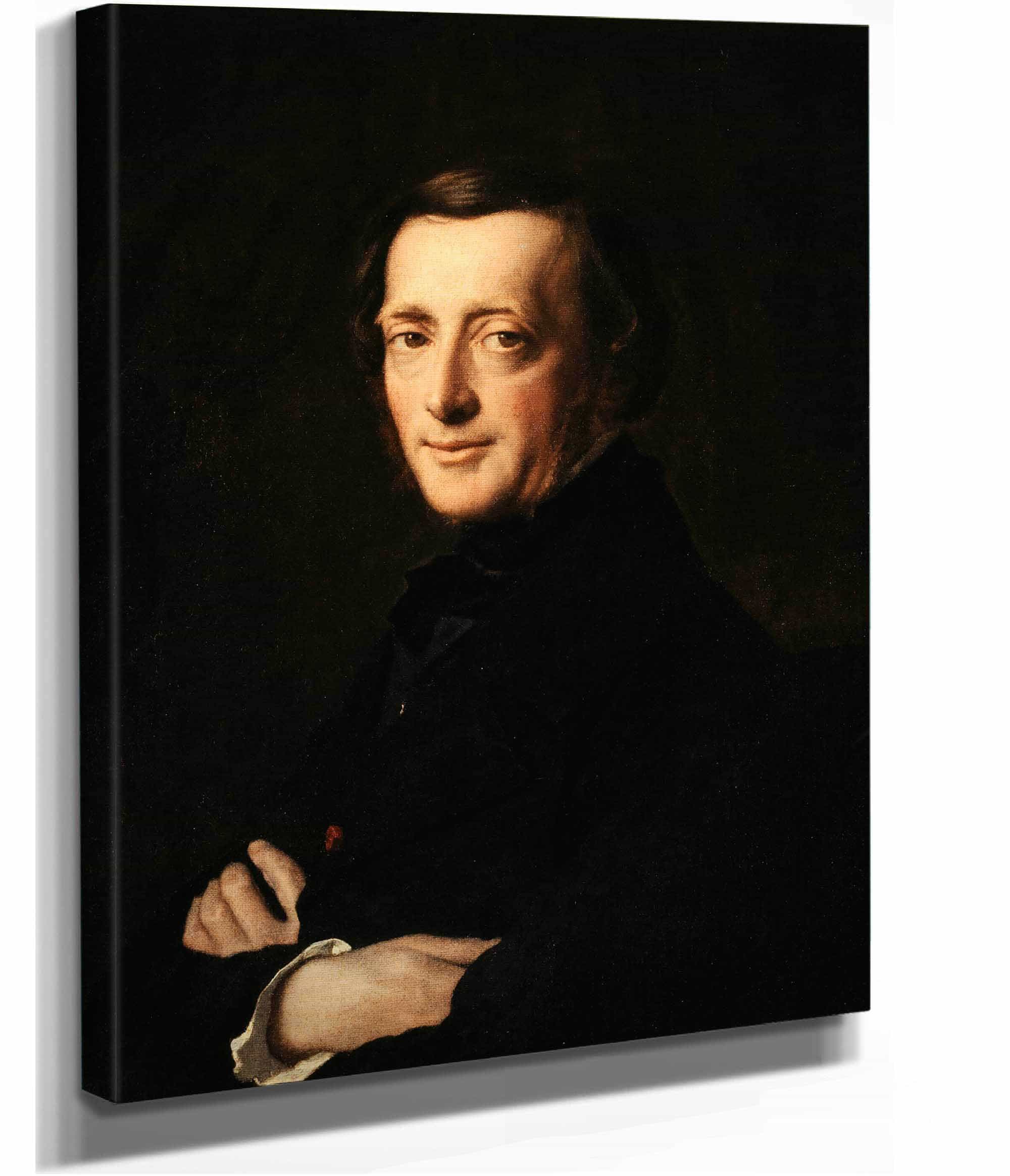 Portrait Du Docteur Mg Worms by Henri Lehmann - Image 2