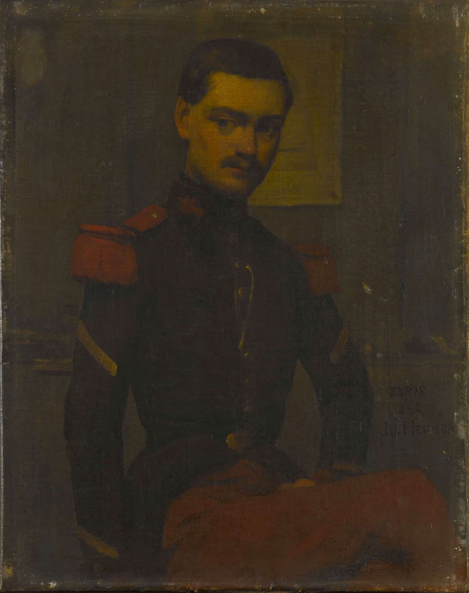 Portrait Du Sergent Fourrier by Jean Jacques Henner - Image 2