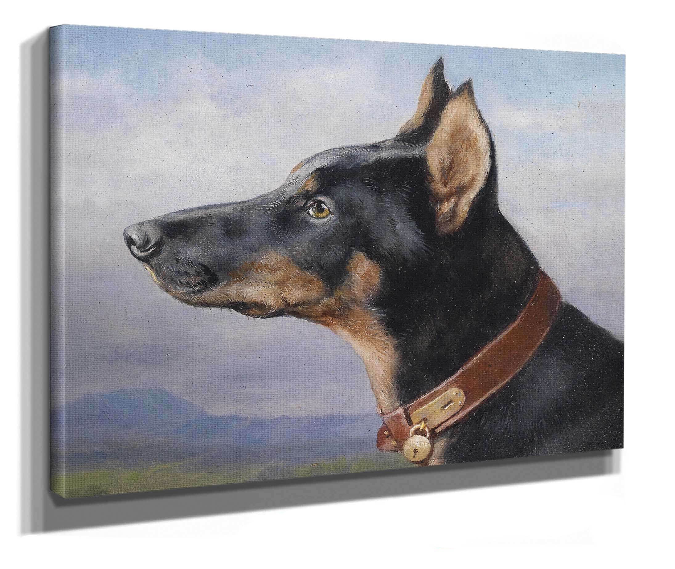 Portrait Eines Dobermanns by Carl Reichert - Image 2