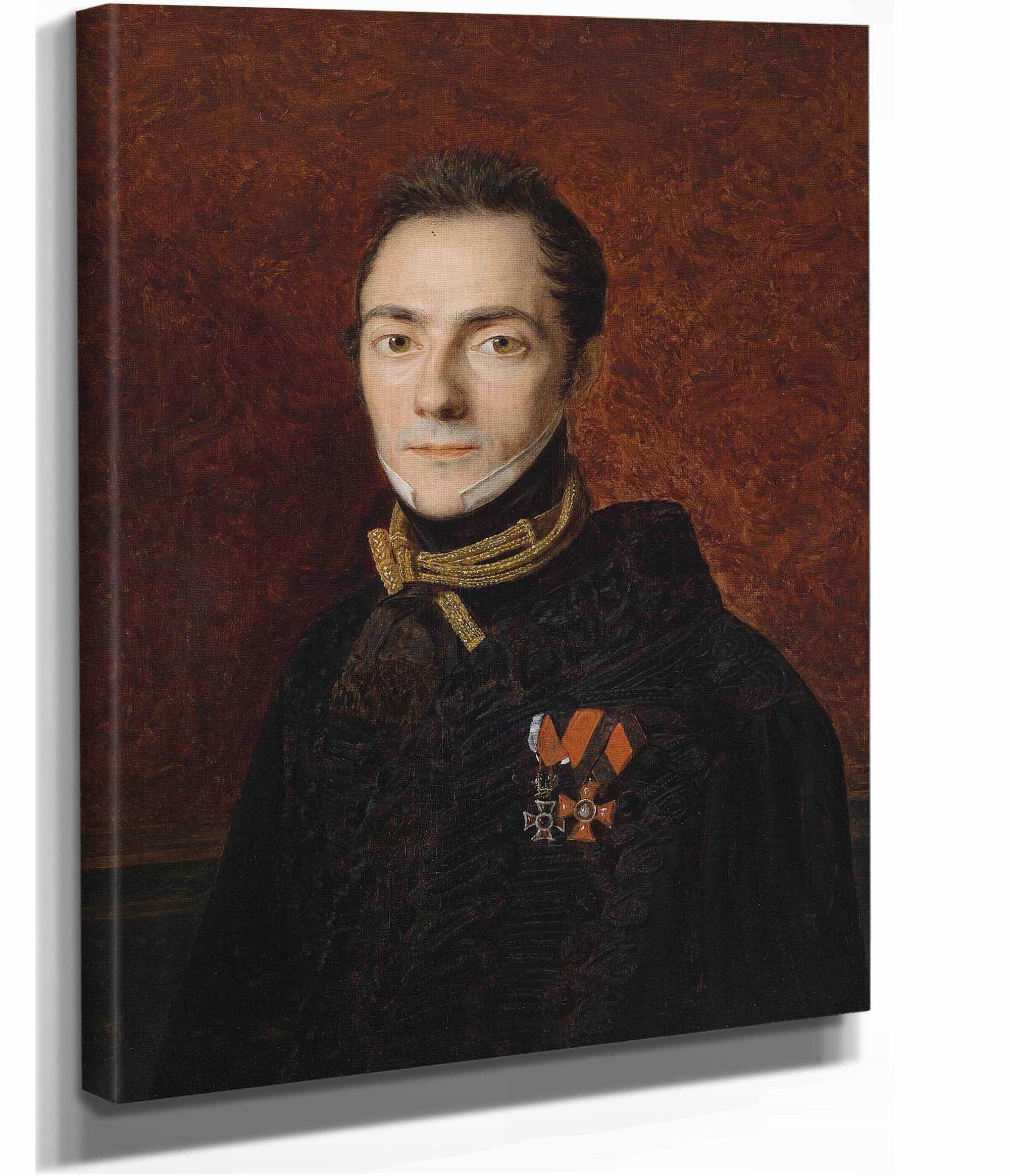 Portrait Eines Grafen Apponyi by Ferdinand Georg Waldmuller - Image 2