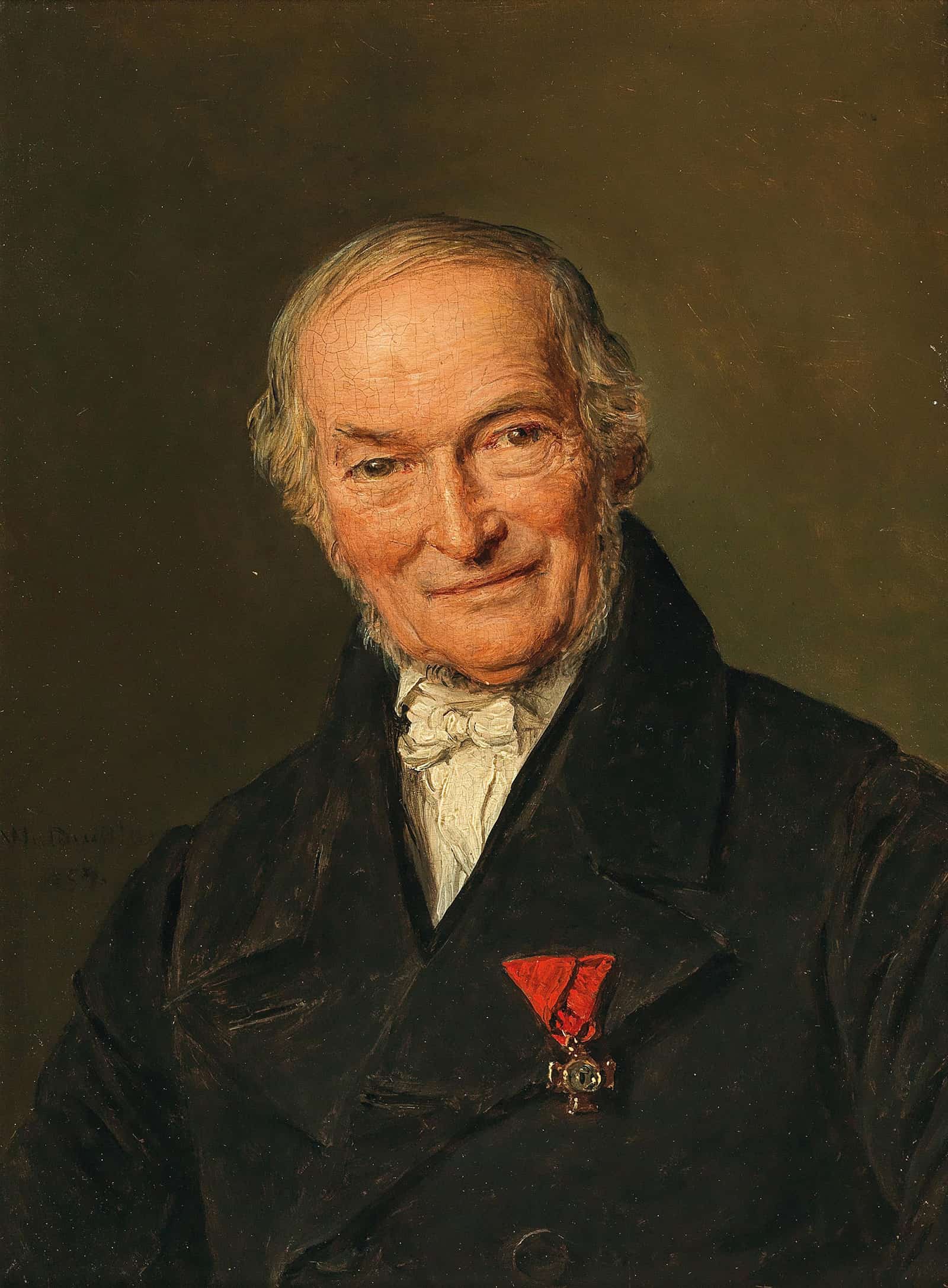 Portrait Franz Benoit by Ferdinand Georg Waldmuller