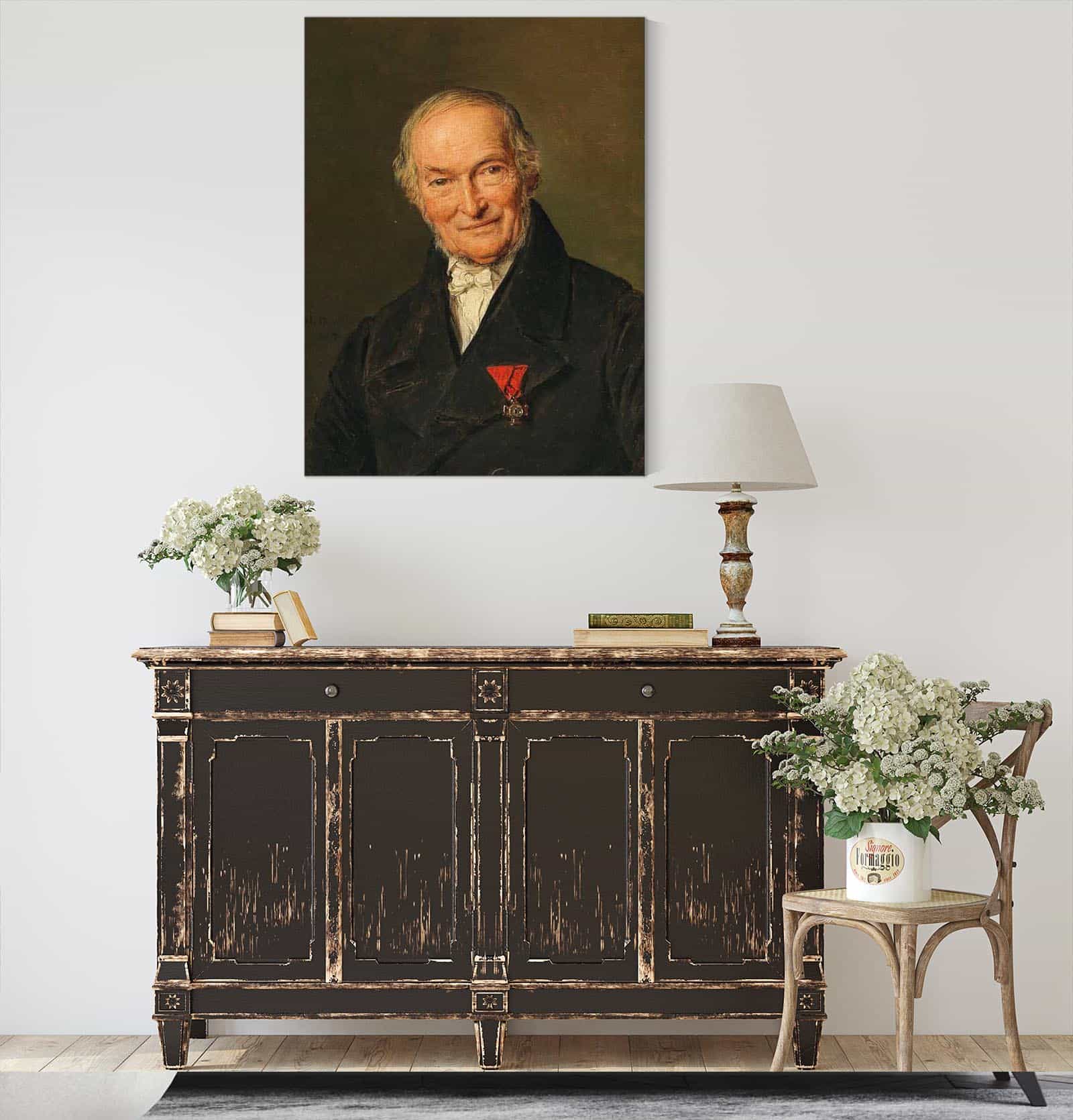 Portrait Franz Benoit by Ferdinand Georg Waldmuller - Image 4
