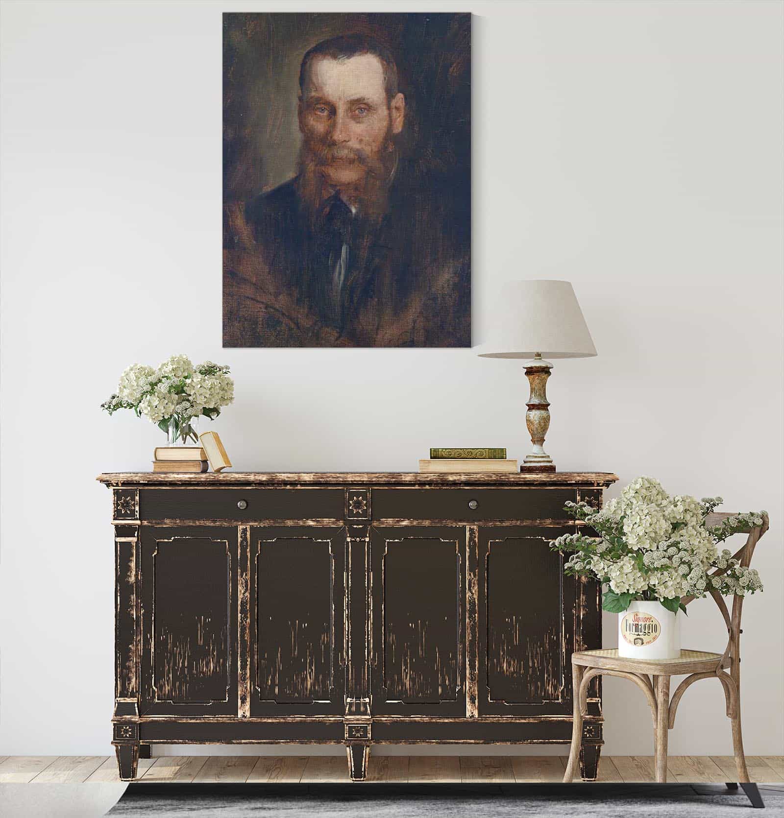Portrait Georg Plach by Franz Von Lenbach - Image 4