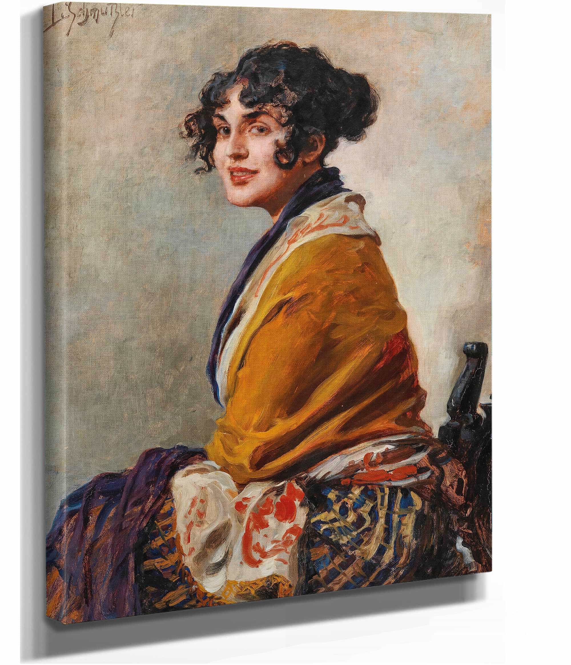 Portrait Lili Marberg by Leopold Schmutzler - Image 2