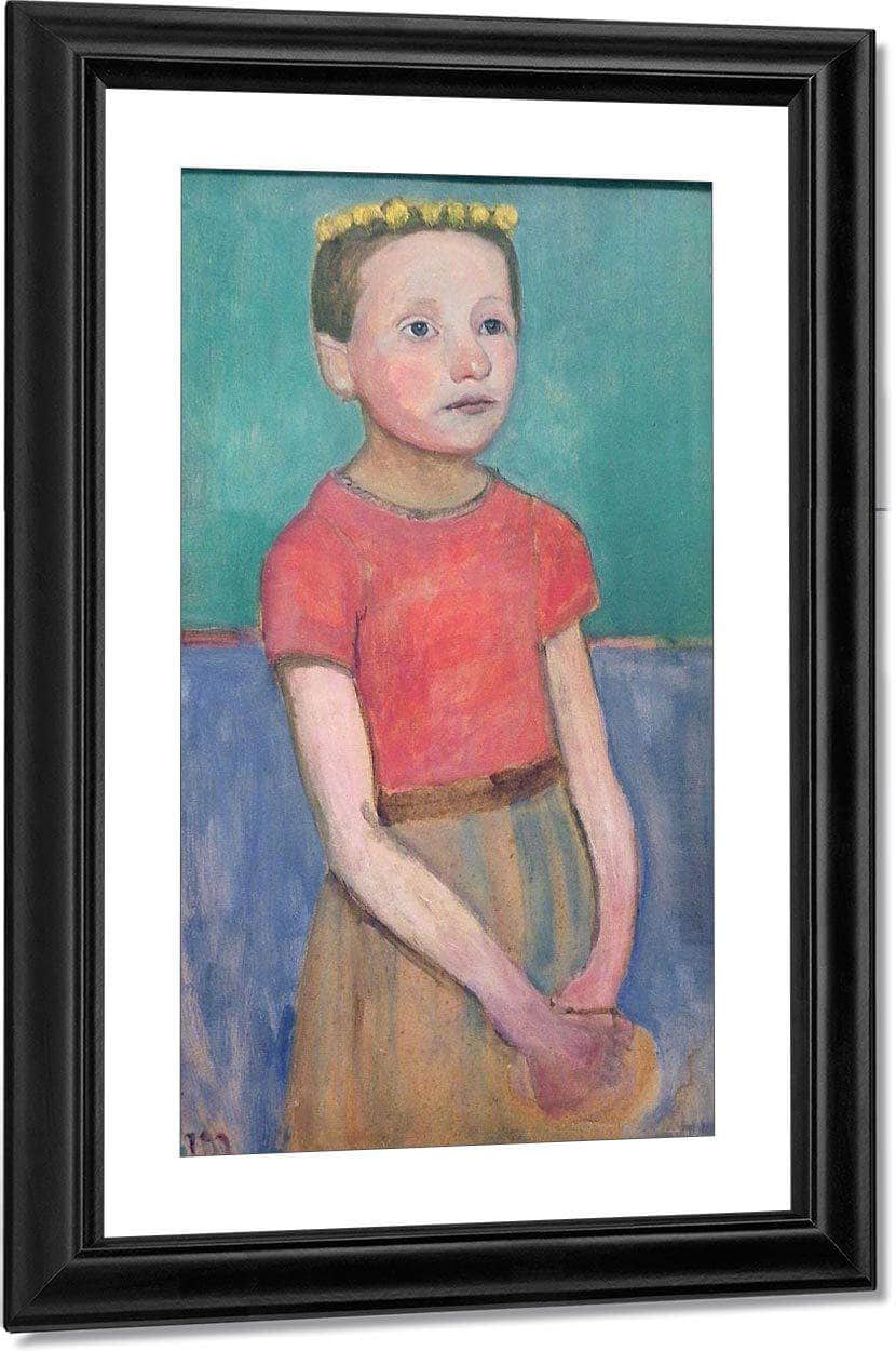 Portrait Of A 12 Year Old Italian Girl By Paula Modersohn Becker - Image 5
