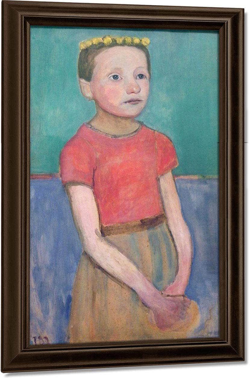 Portrait Of A 12 Year Old Italian Girl By Paula Modersohn Becker - Image 7