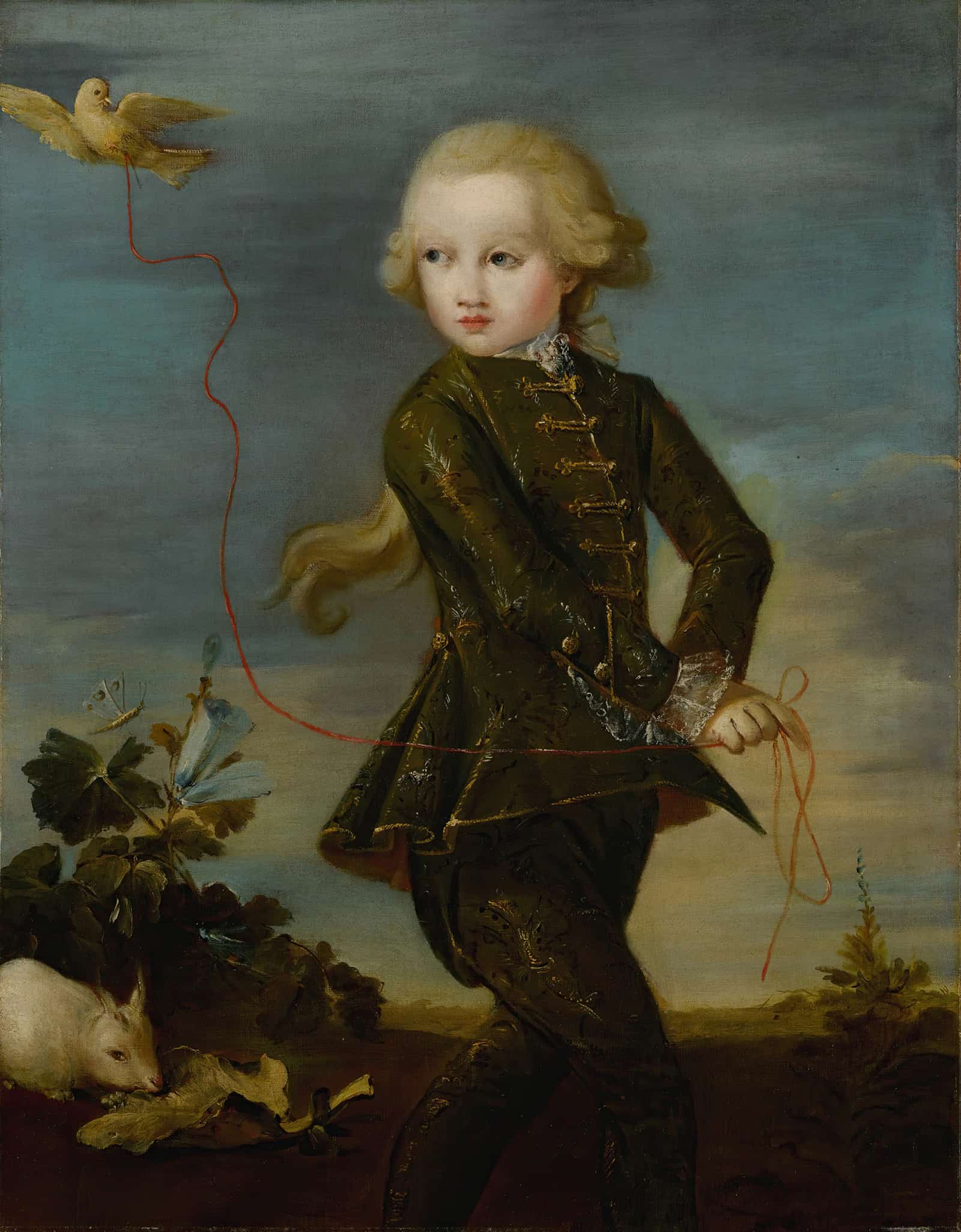 Portrait Of A Boy Of The Gradenigo Family Possibly Ferigo Born by Francesco Guardi