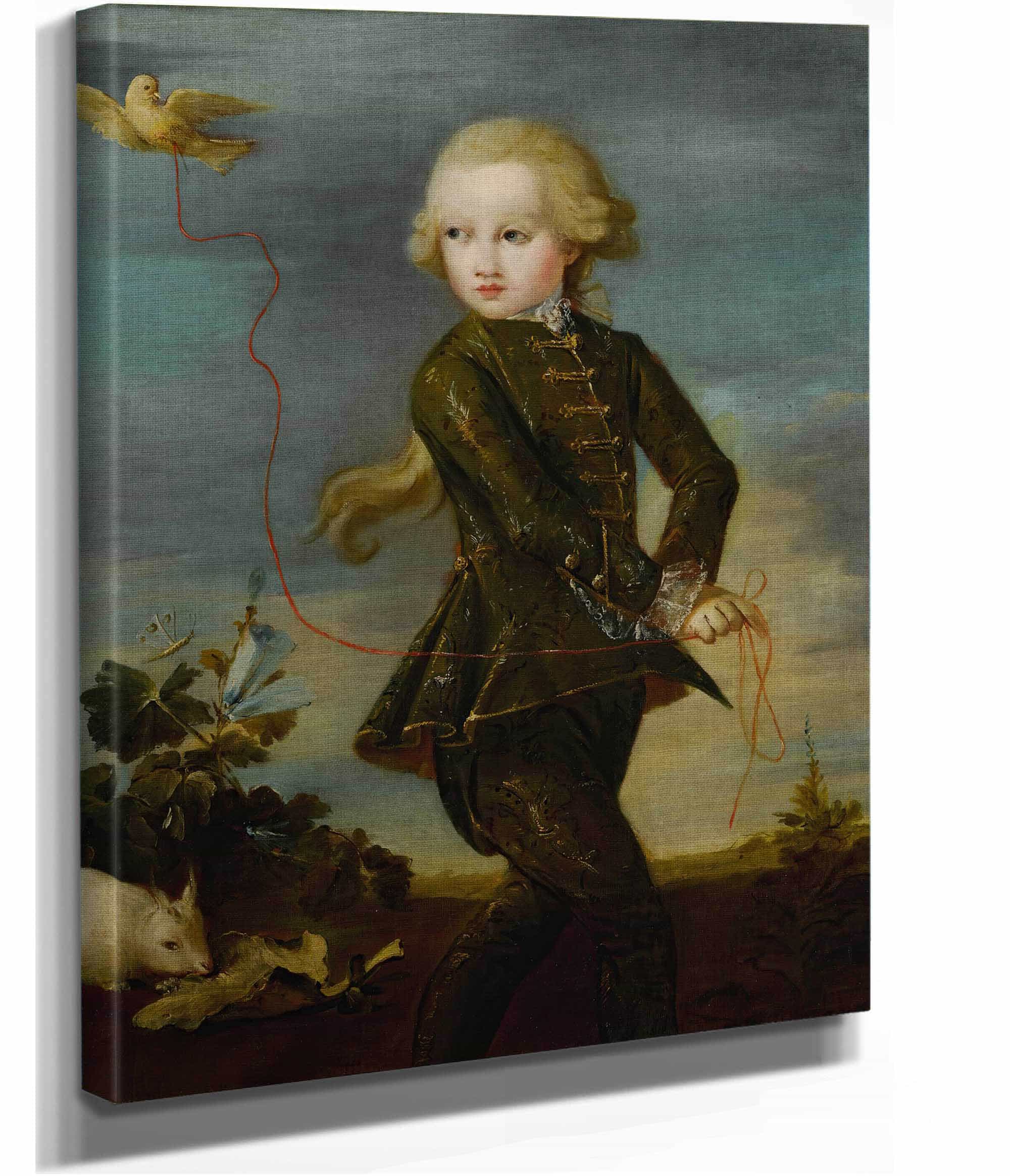 Portrait Of A Boy Of The Gradenigo Family Possibly Ferigo Born by Francesco Guardi - Image 2