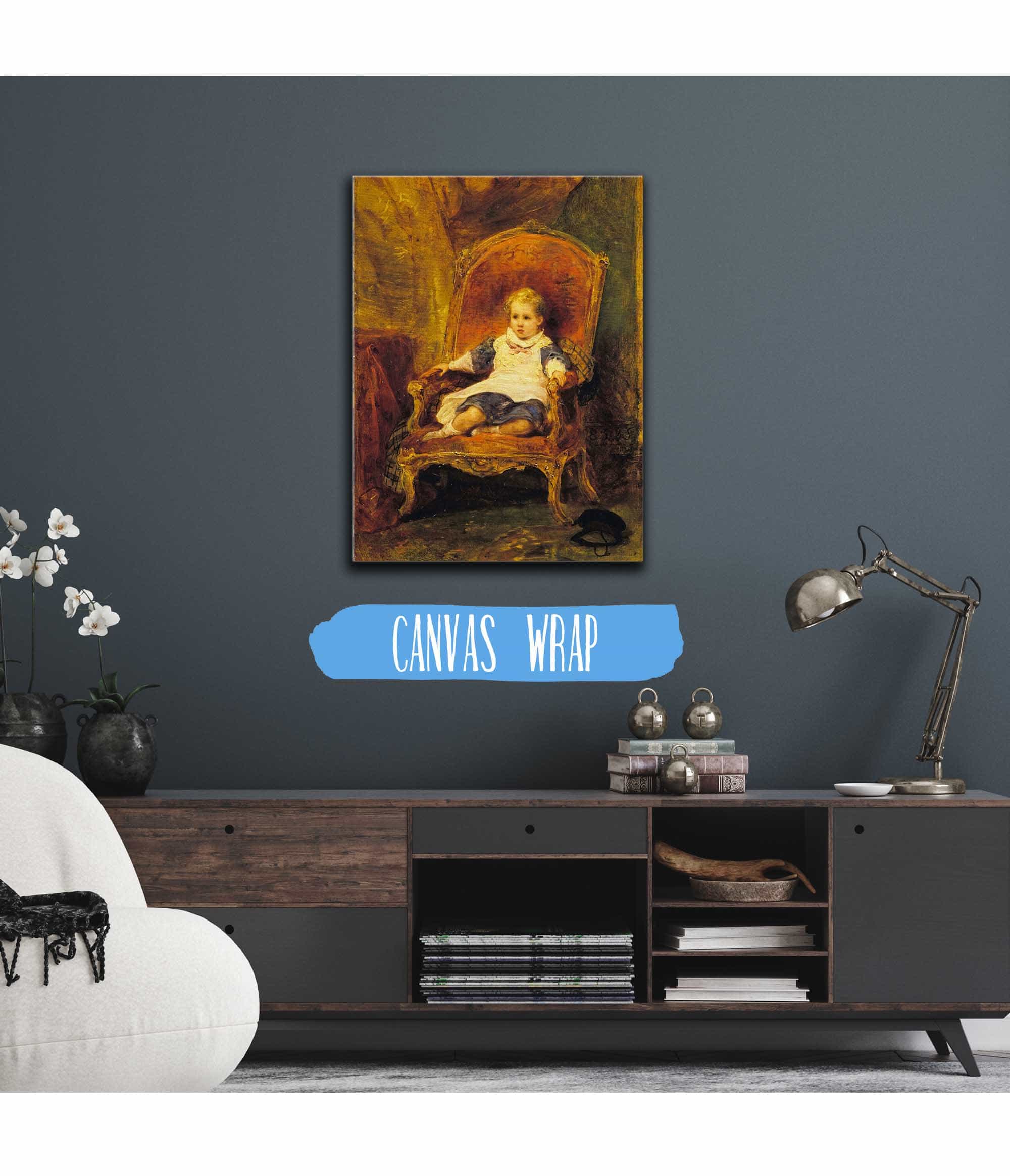 Portrait Of A Child by Ary Scheffer - Image 3