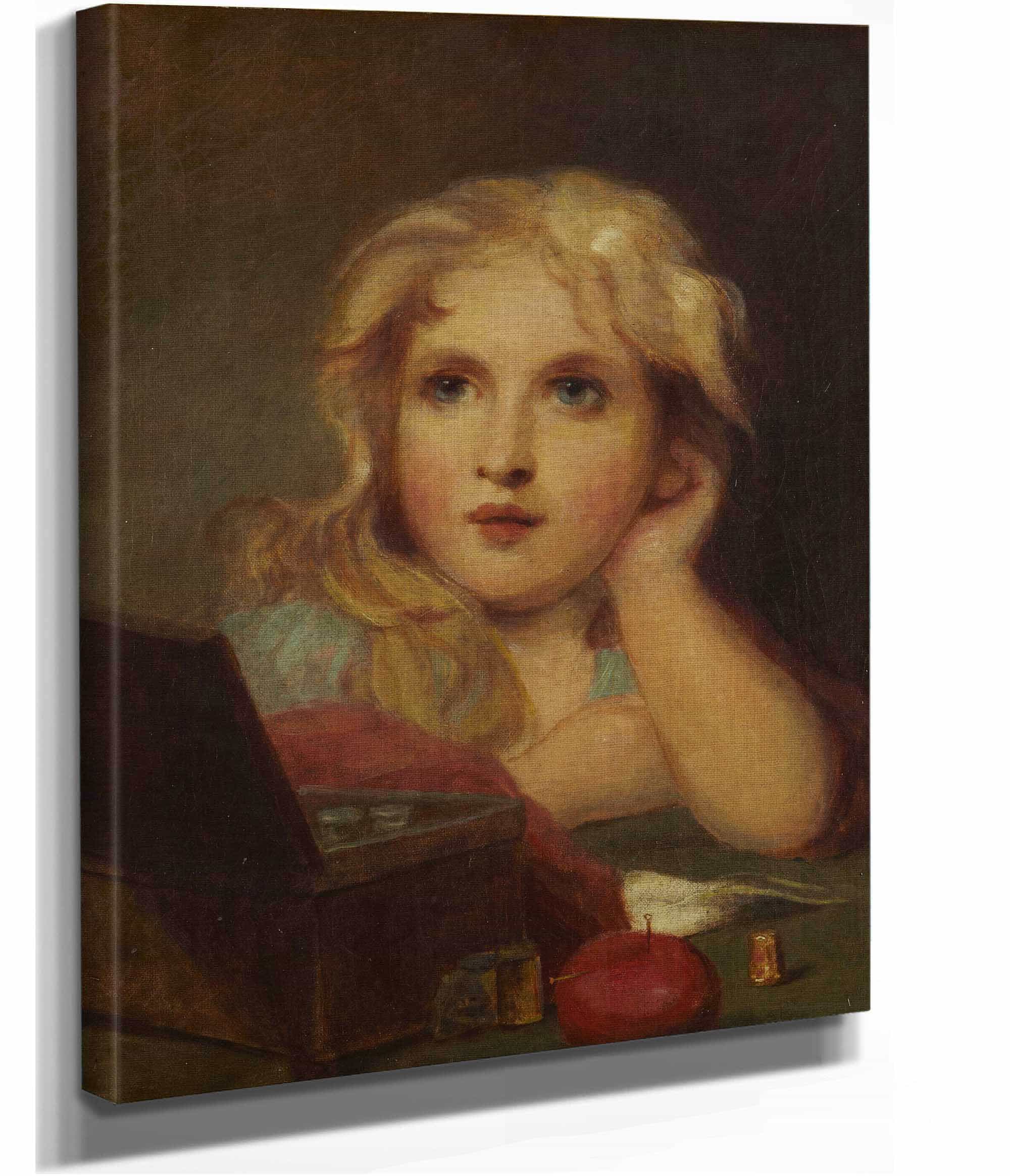 Portrait Of A Child by Thomas Sully - Image 2