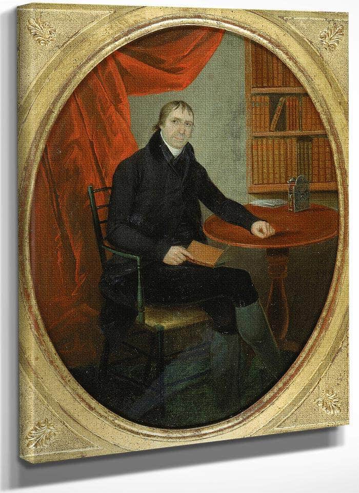 Portrait Of A Connecticut Clockmaker By Ralph Earl