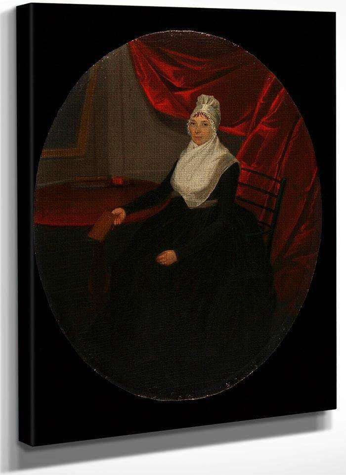 Portrait Of A Connecticut Clockmakers Wife By Ralph Earl
