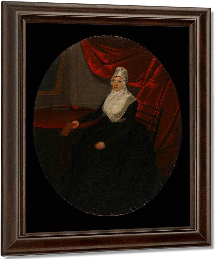 Portrait Of A Connecticut Clockmakers Wife By Ralph Earl - Image 5
