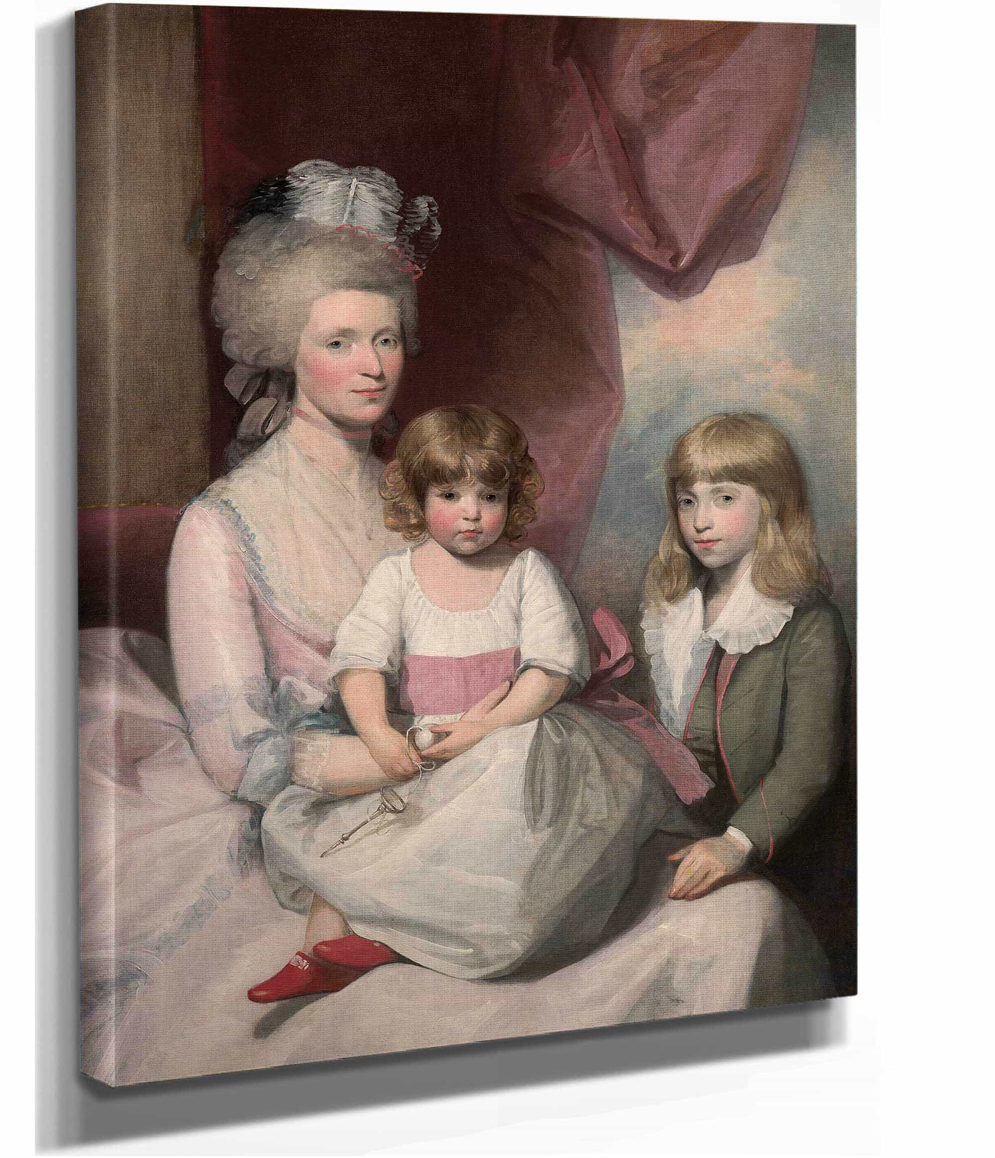 Portrait Of A Family by Gilbert Stuart - Image 2