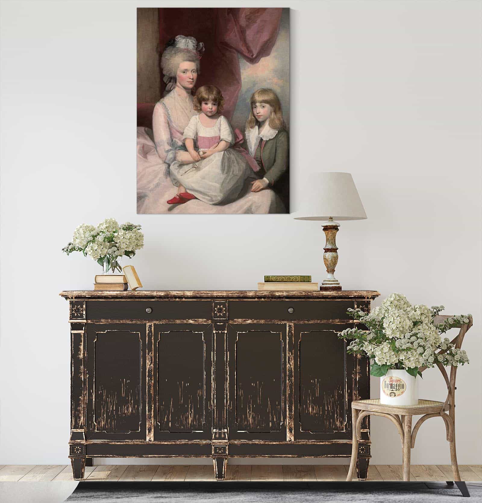Portrait Of A Family by Gilbert Stuart - Image 4