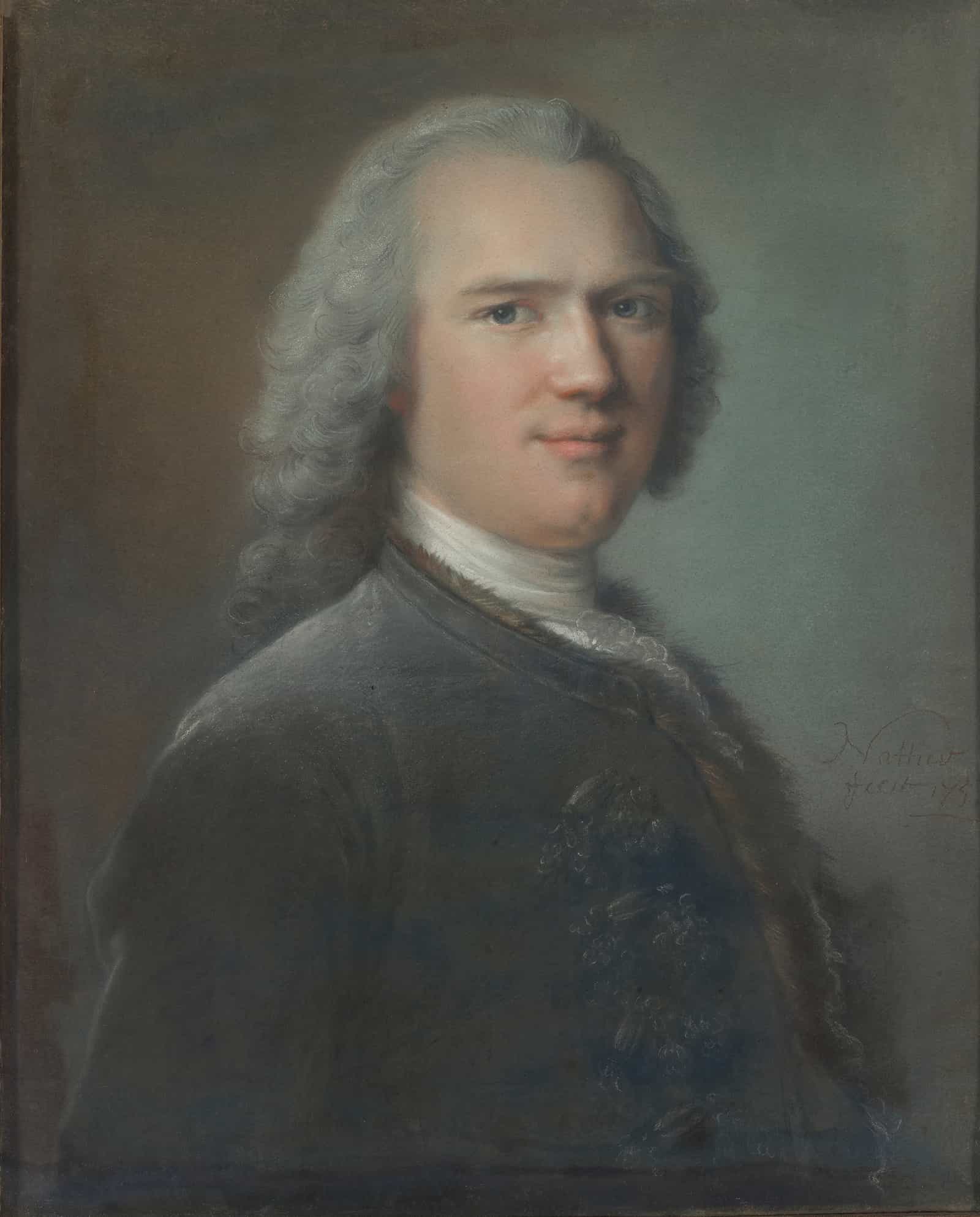 Portrait Of A Gentleman by Jean Marc Nattier - Image 2