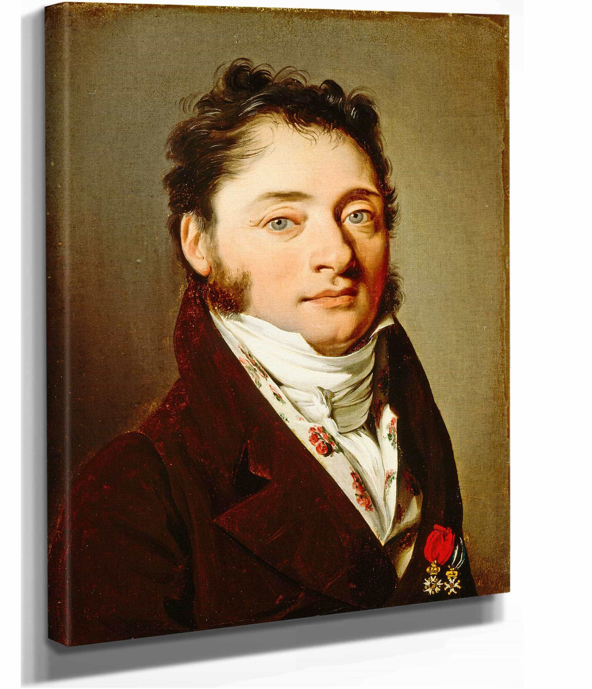 Portrait Of A Gentleman by Louis Leopold Boilly - Image 2