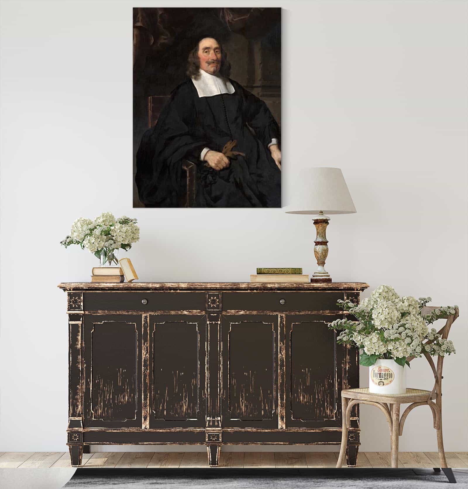 Portrait Of A Gentleman by Nicolaes Maes - Image 3