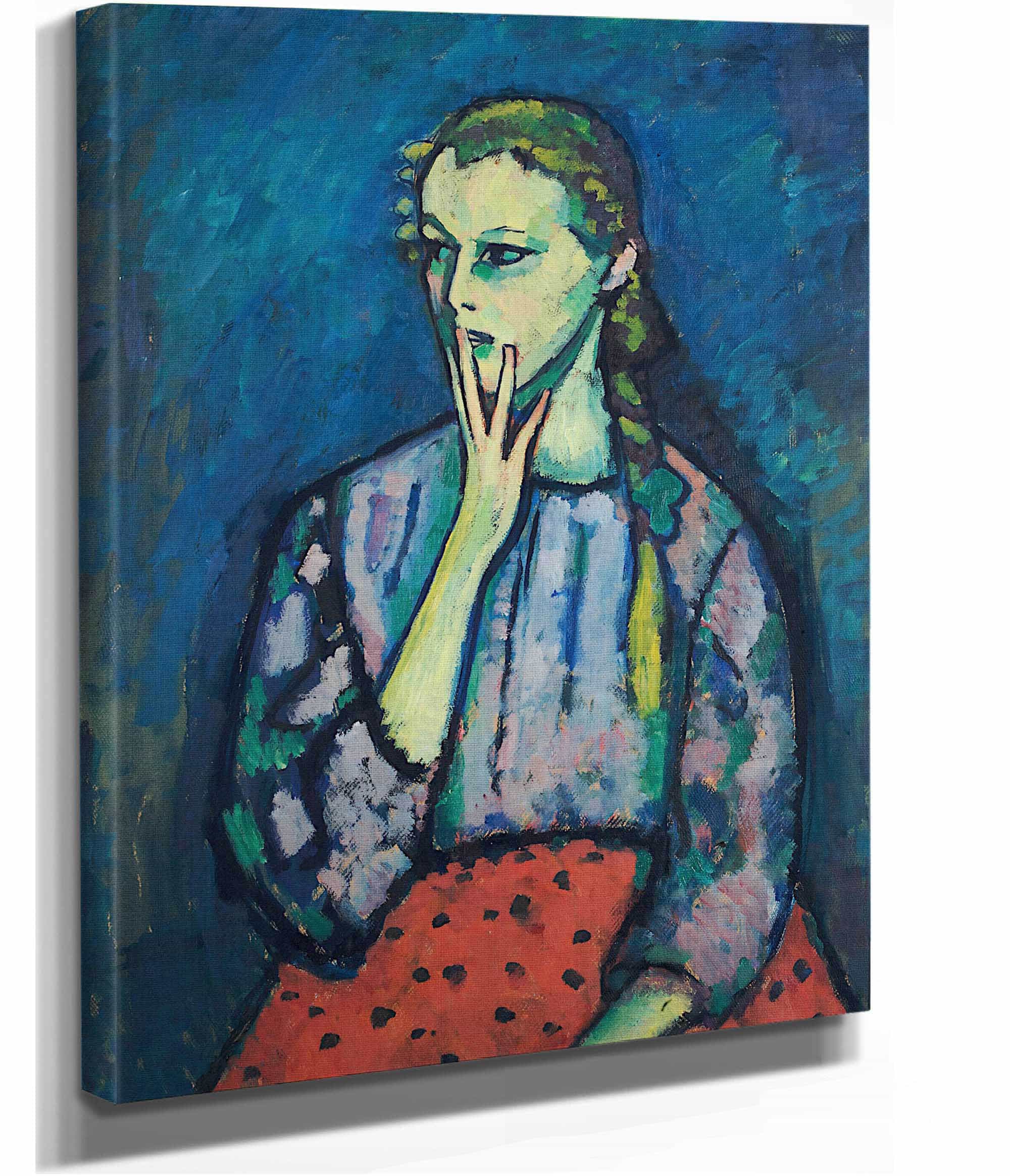 Portrait Of A Girl by Alexej Von Jawlensky - Image 2