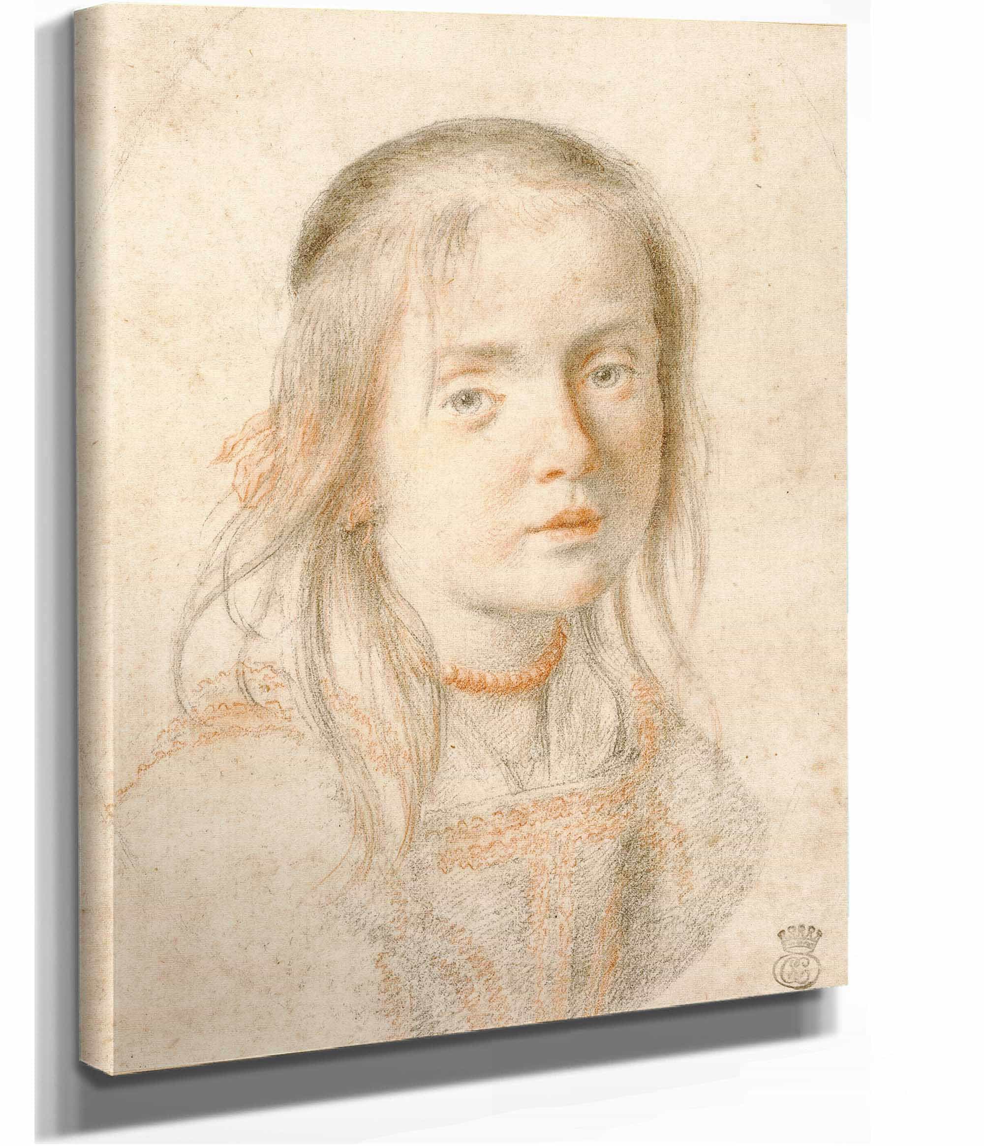 Portrait Of A Girl by Carlo Dolci - Image 2