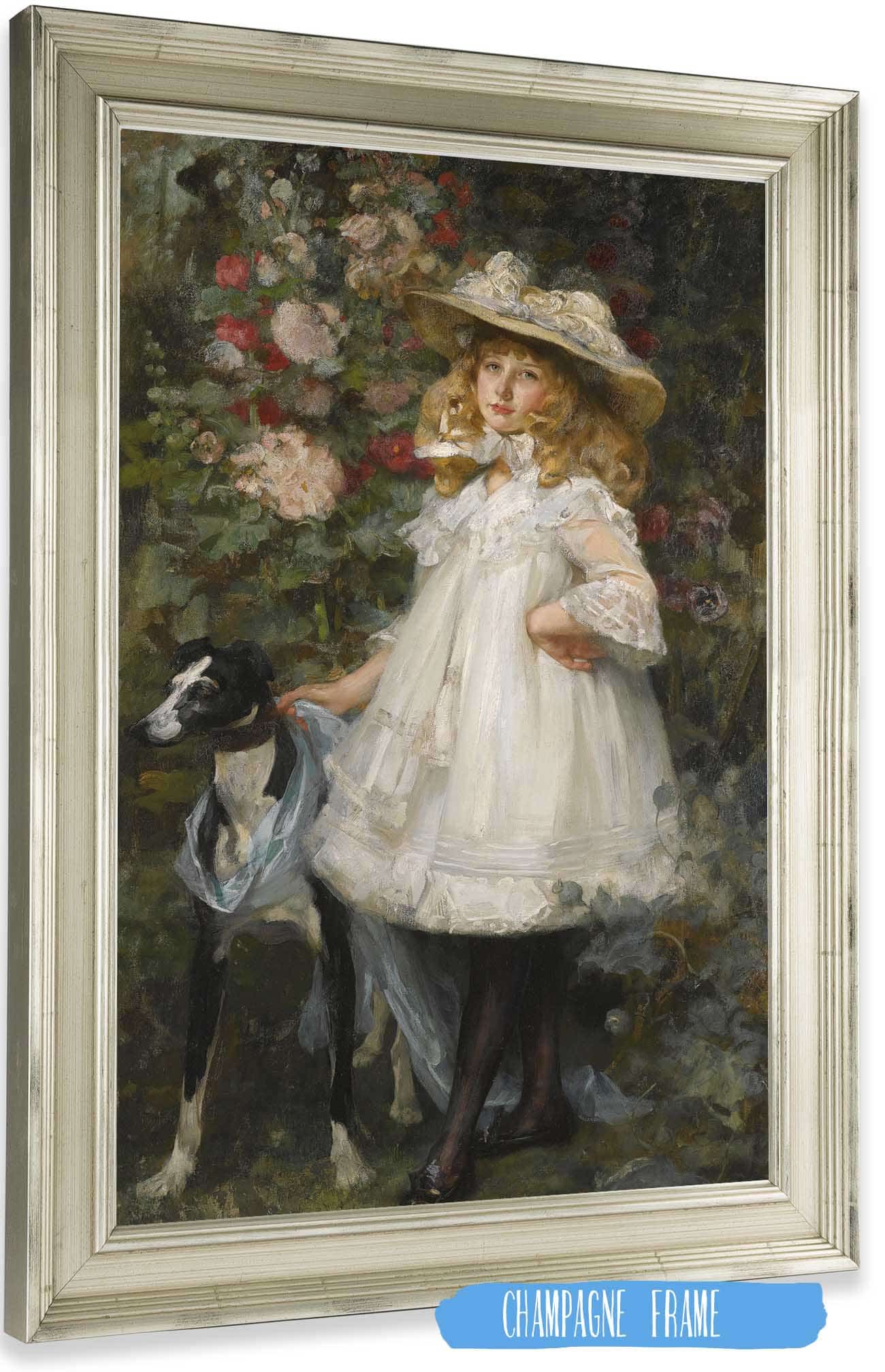 Portrait Of A Girl by James Jebusa Shannon