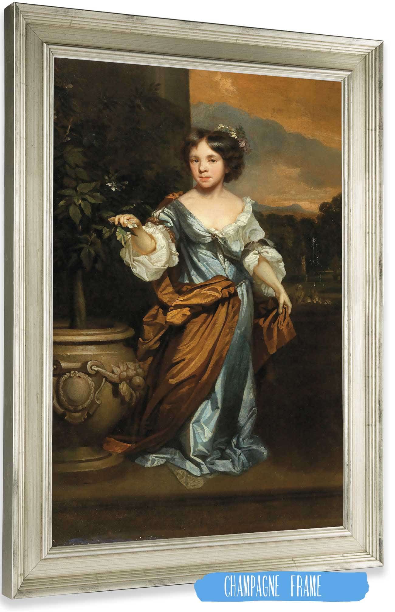 Portrait Of A Girl by Nicolaes Maes