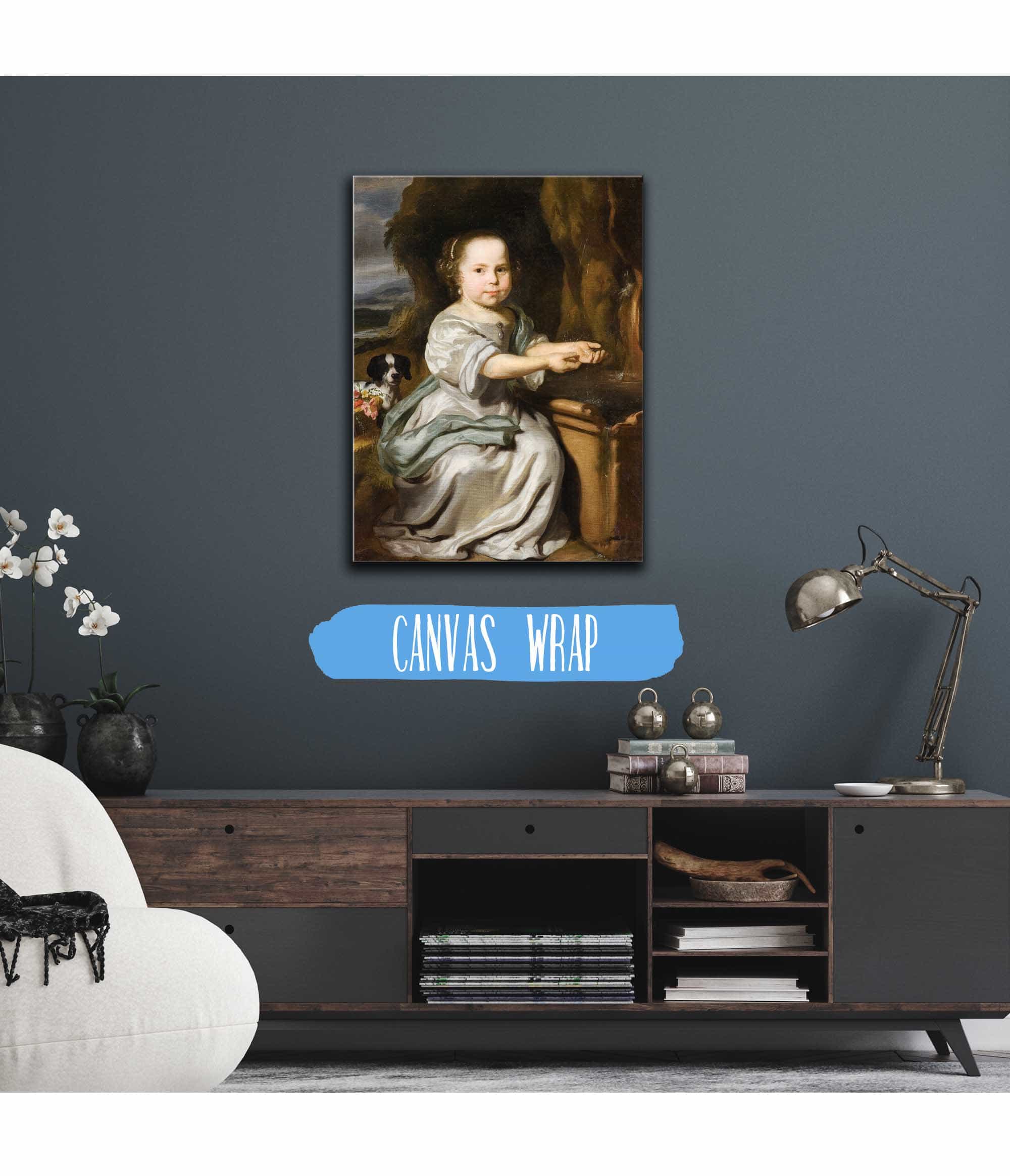 Portrait Of A Girl by Nicolaes Maes - Image 4