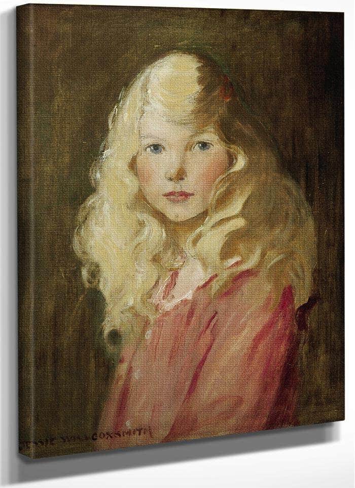 Portrait Of A Girl By Jessie Willcox Smith