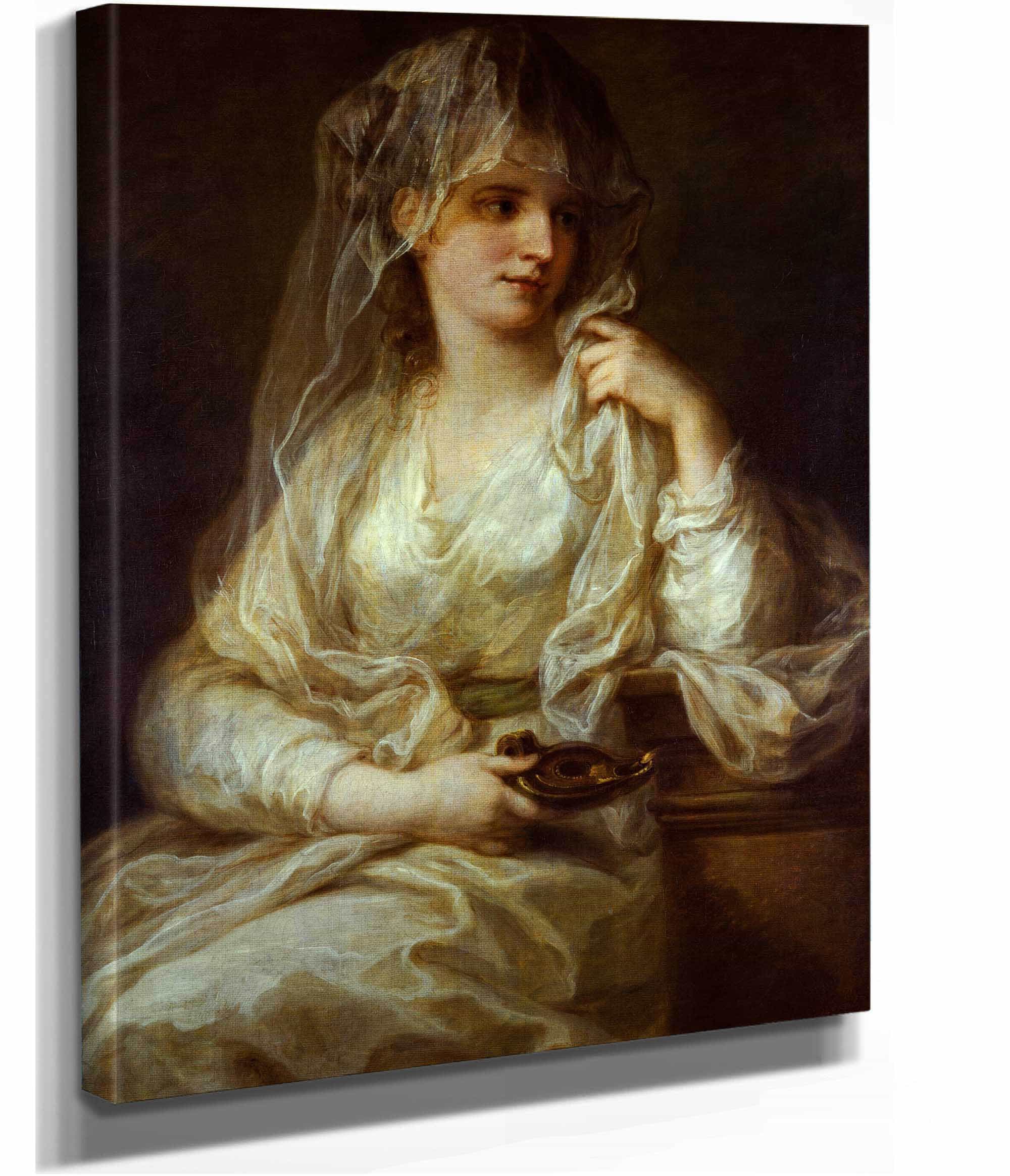 Portrait Of A Lady As A Vestal Virgin by Angelica Kauffmann - Image 2