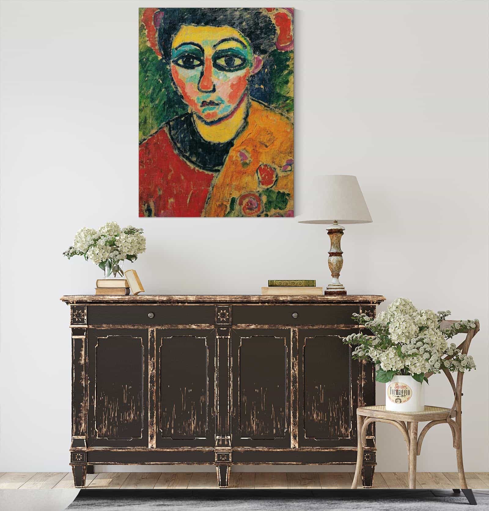 Portrait Of A Lady by Alexej Von Jawlensky - Image 4