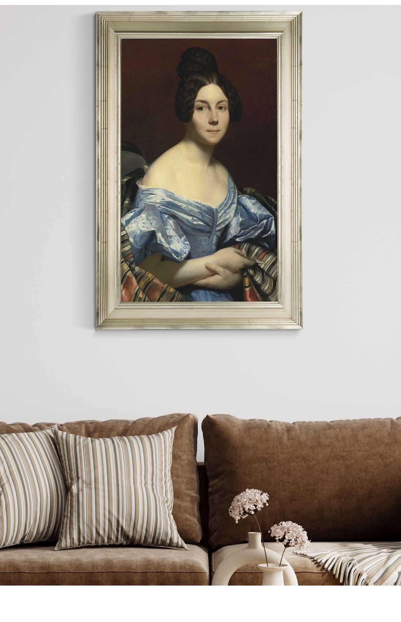 Portrait Of A Lady by Ary Scheffer - Image 5