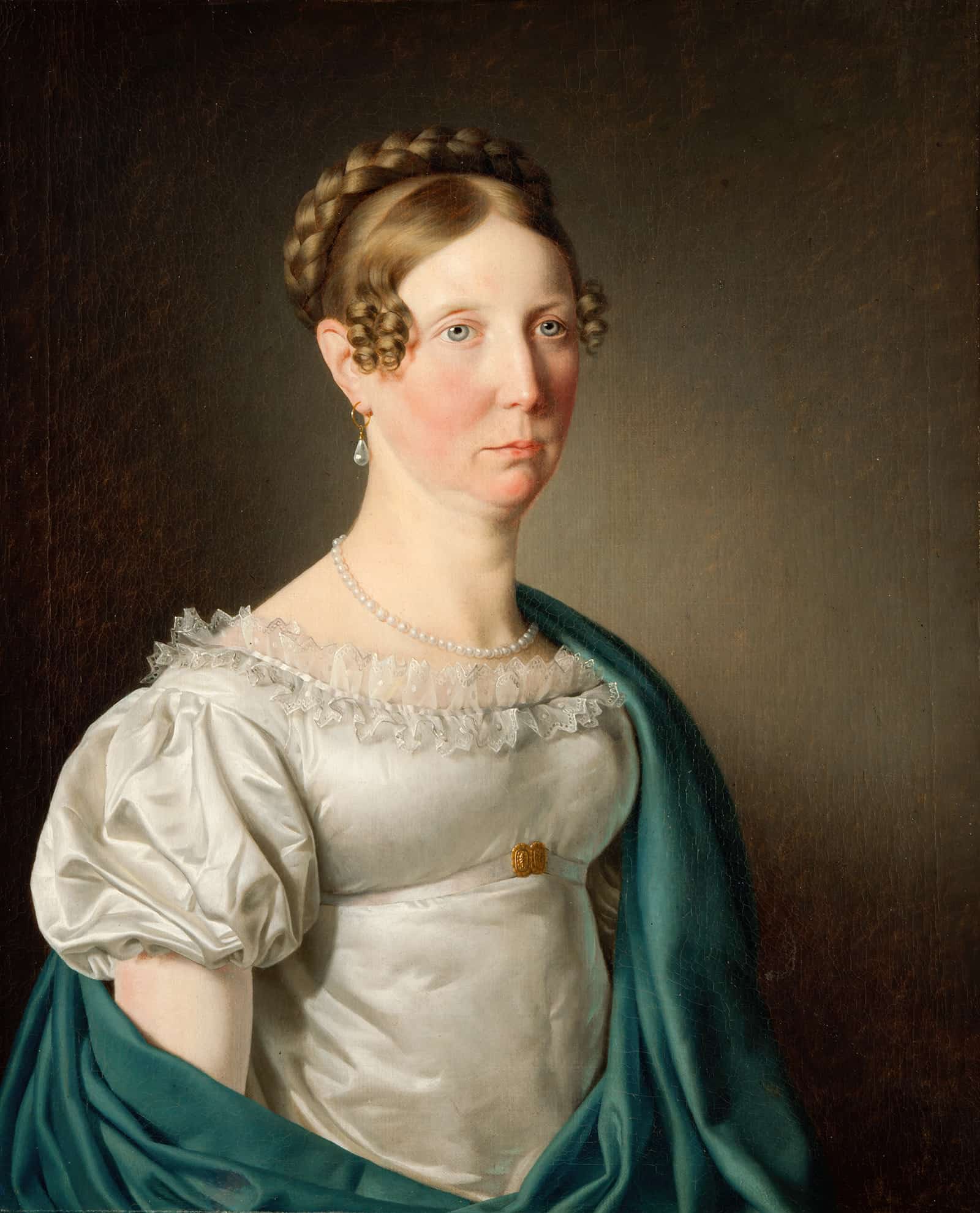 Portrait Of A Lady by Christoffer Wilhelm Eckersberg