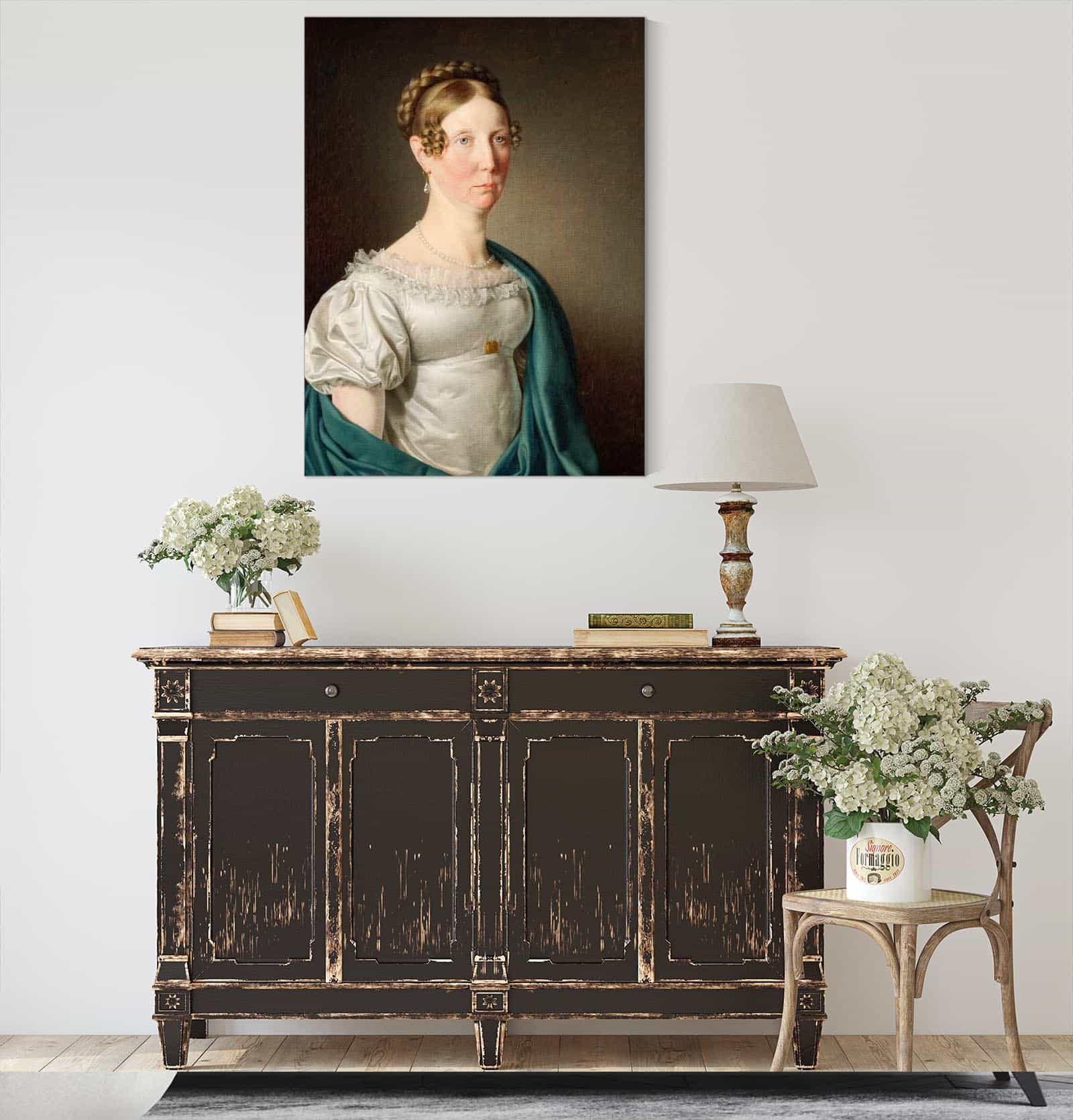 Portrait Of A Lady by Christoffer Wilhelm Eckersberg - Image 4