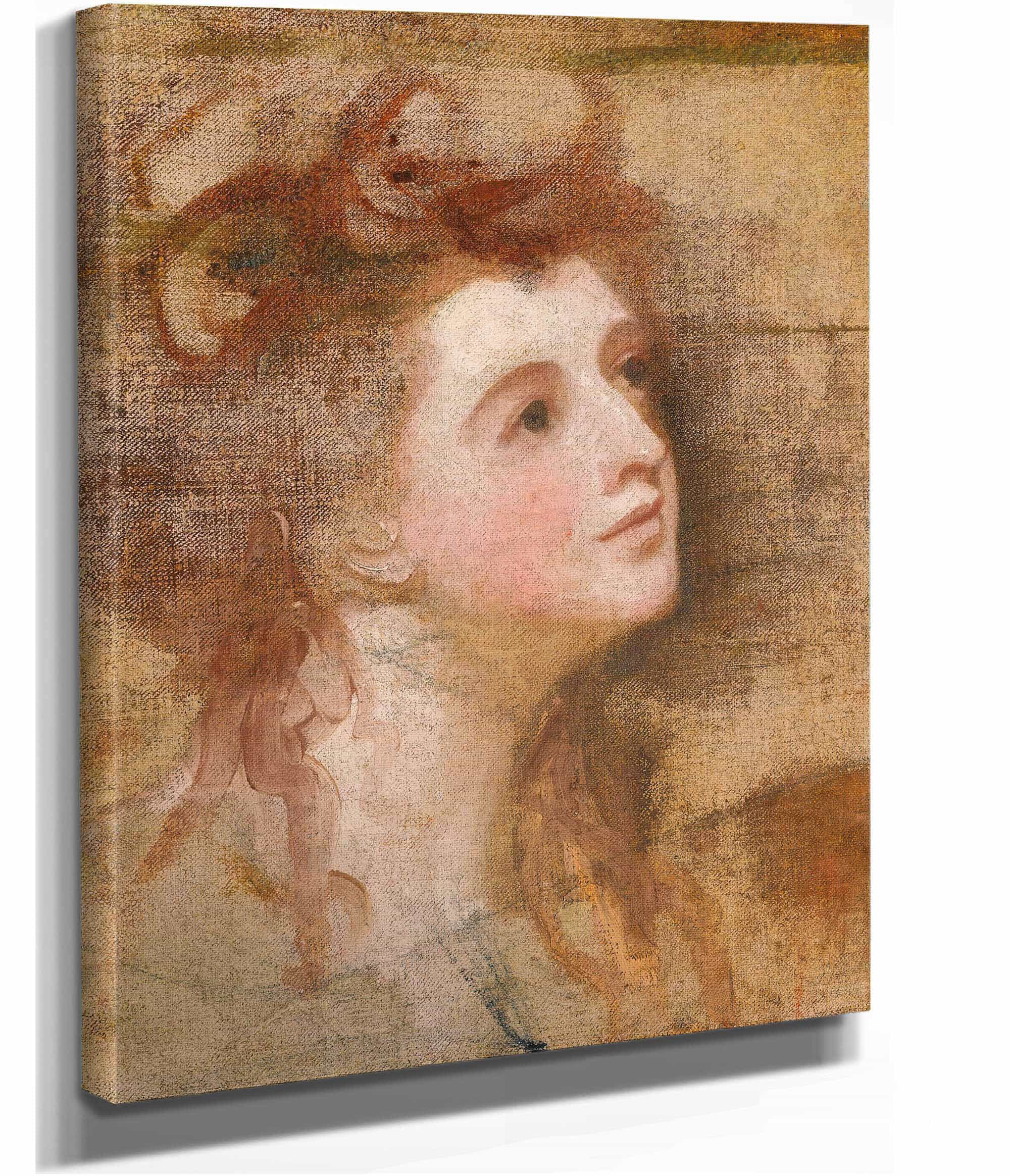 Portrait Of A Lady by George Romney - Image 2