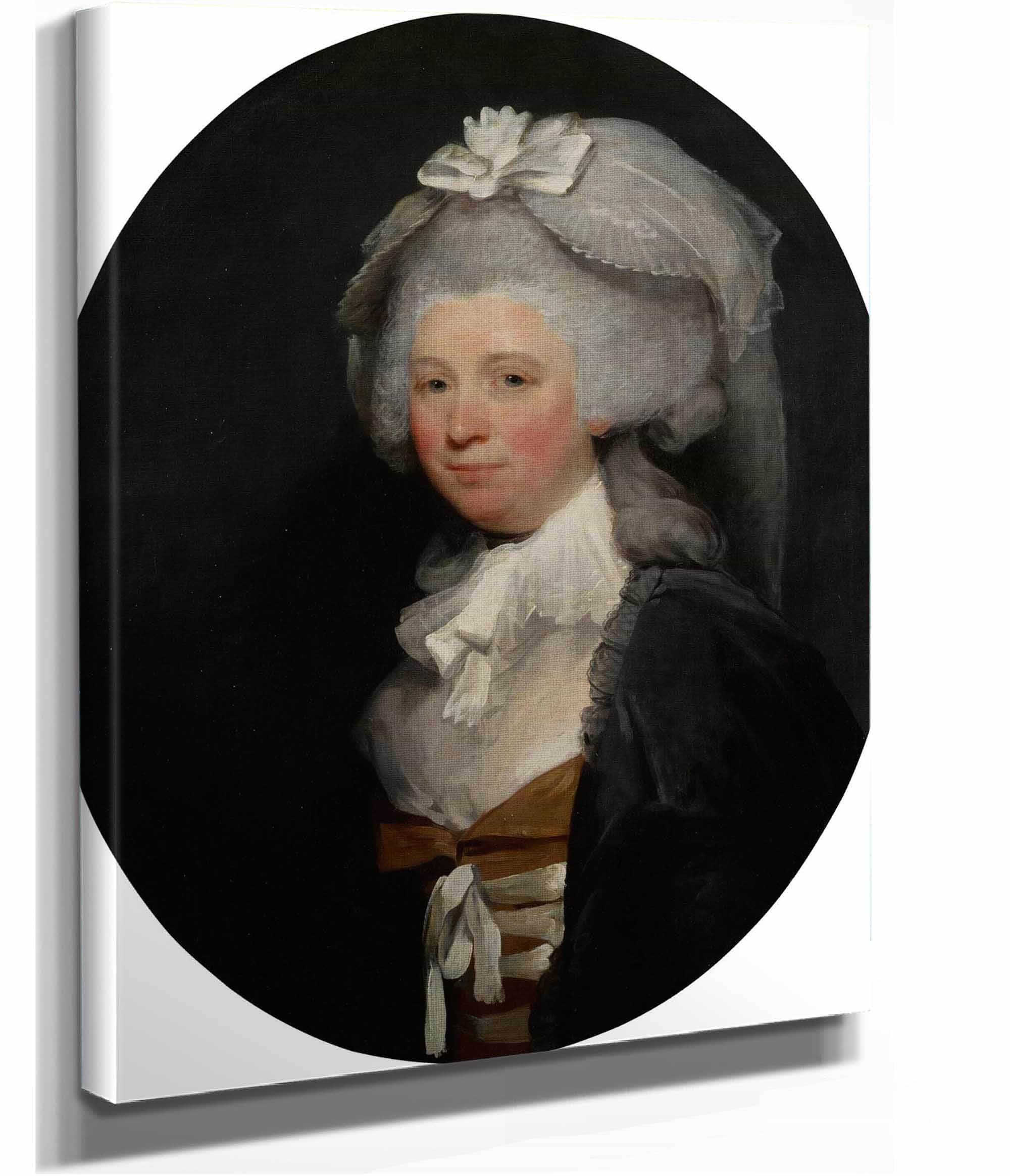 Portrait Of A Lady by Gilbert Stuart - Image 2
