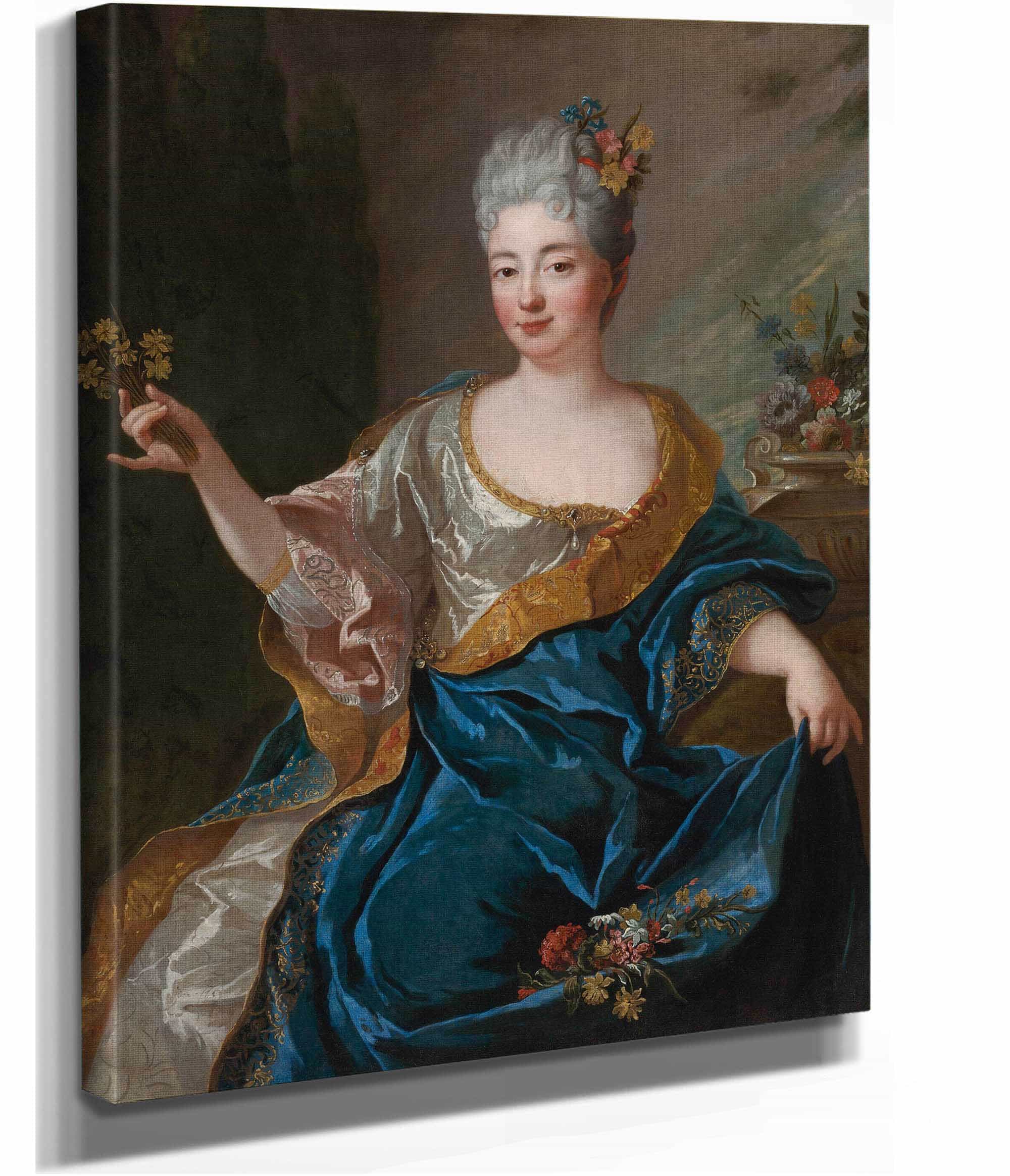 Portrait Of A Lady by Jean Francois De Troy