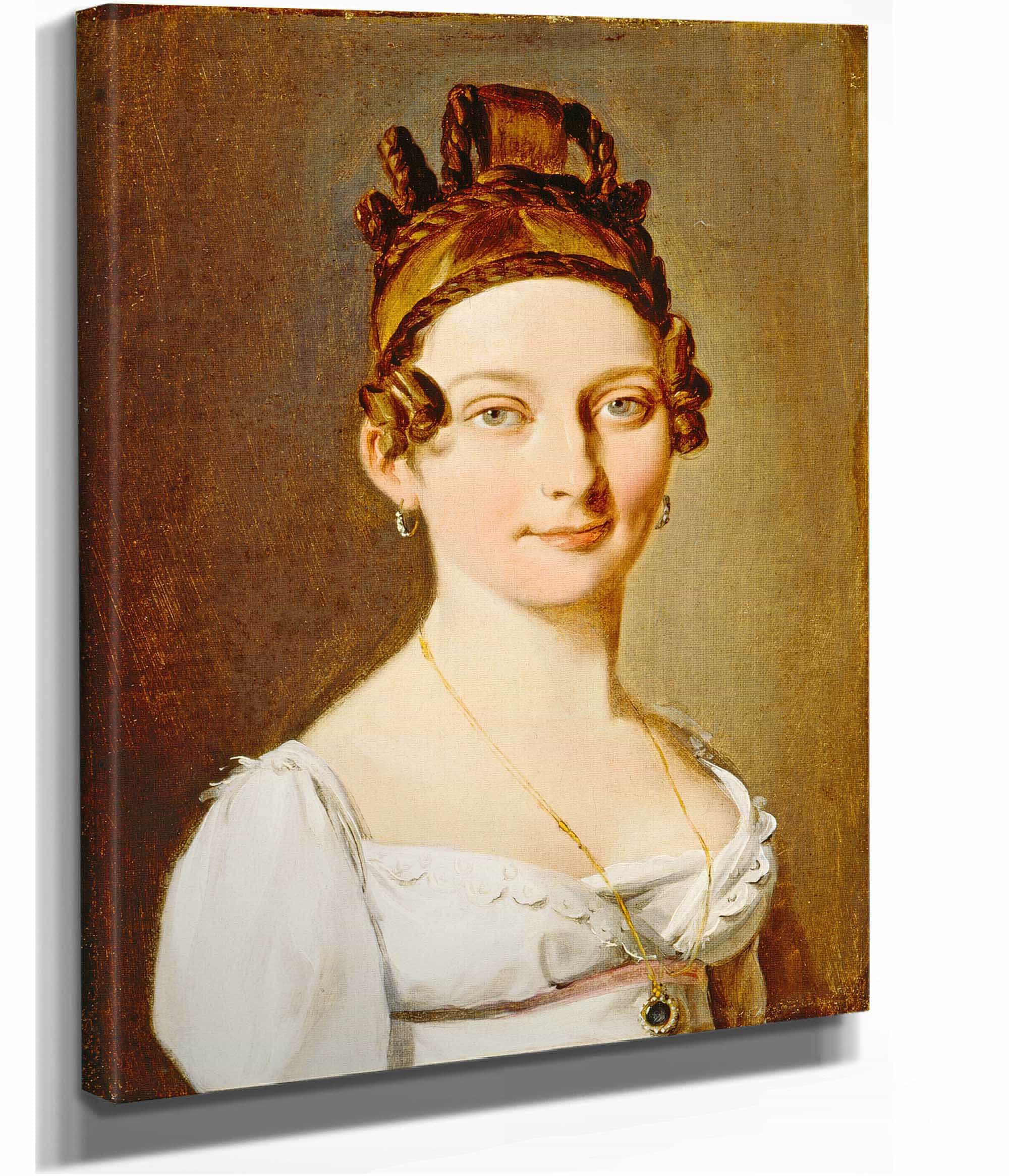 Portrait Of A Lady by Louis Leopold Boilly - Image 2