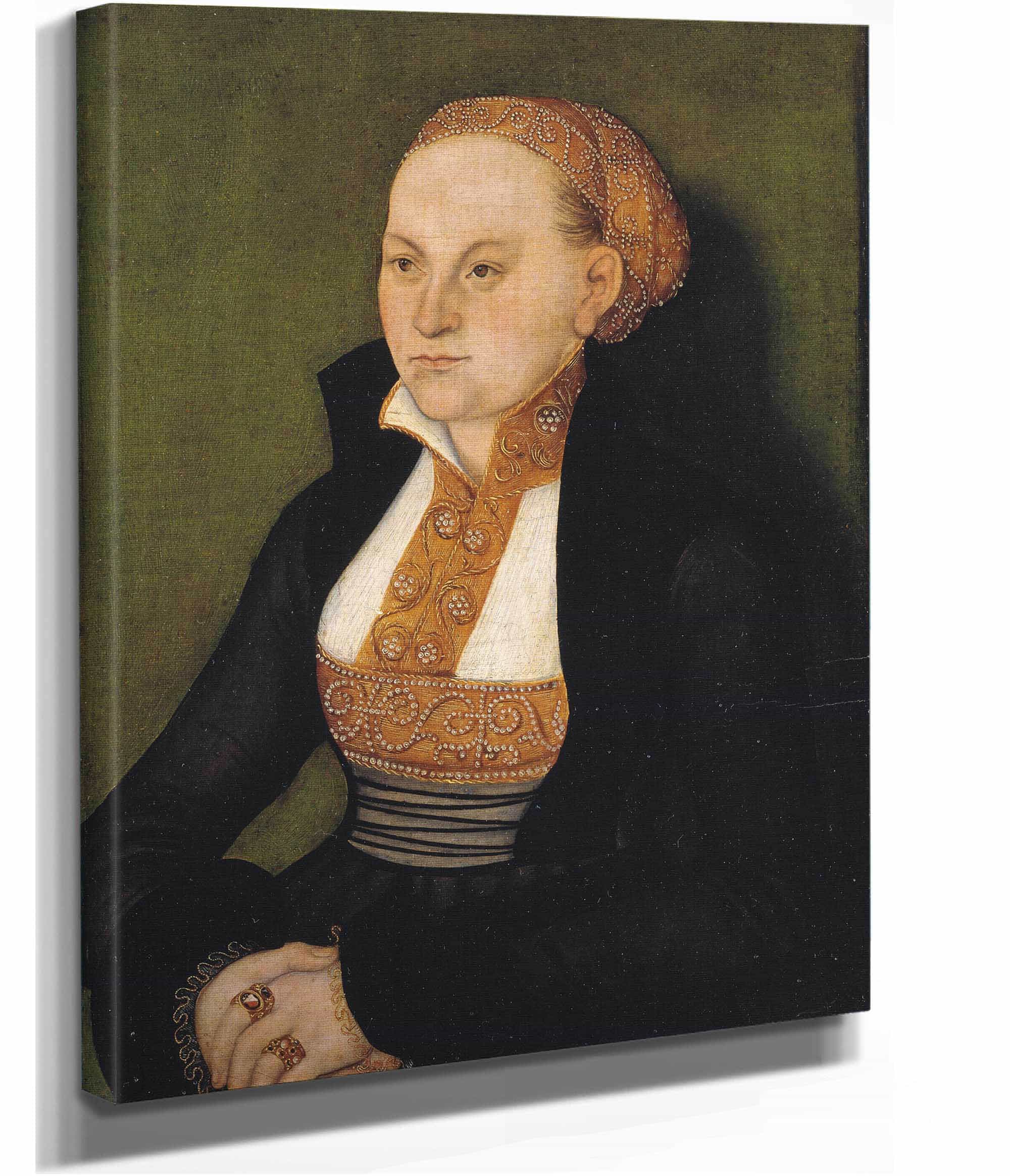 Portrait Of A Lady by Lucas Cranach The Elder - Image 2