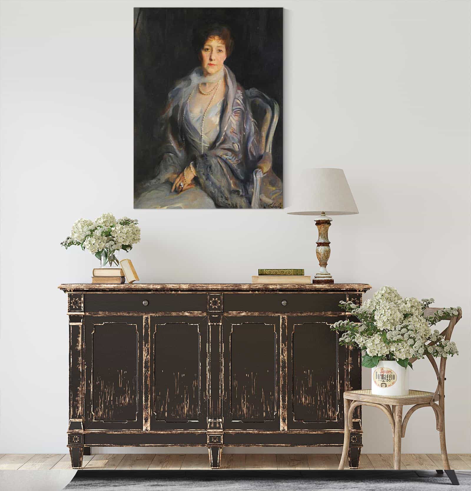 Portrait Of A Lady by Philip Alexius De Laszlo - Image 4