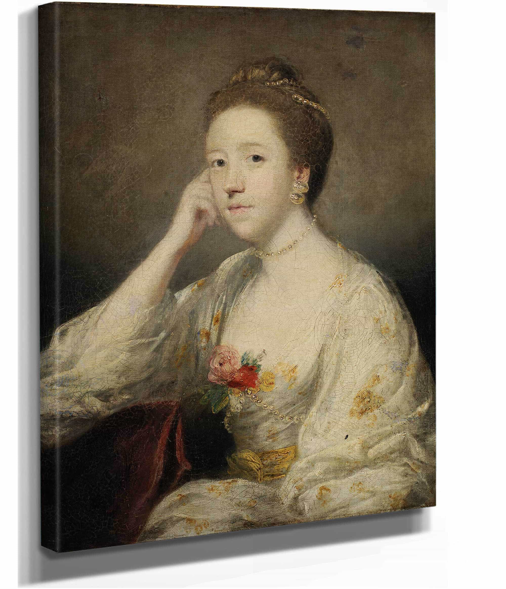 Portrait Of A Lady In White by Sir Joshua Reynolds - Image 2