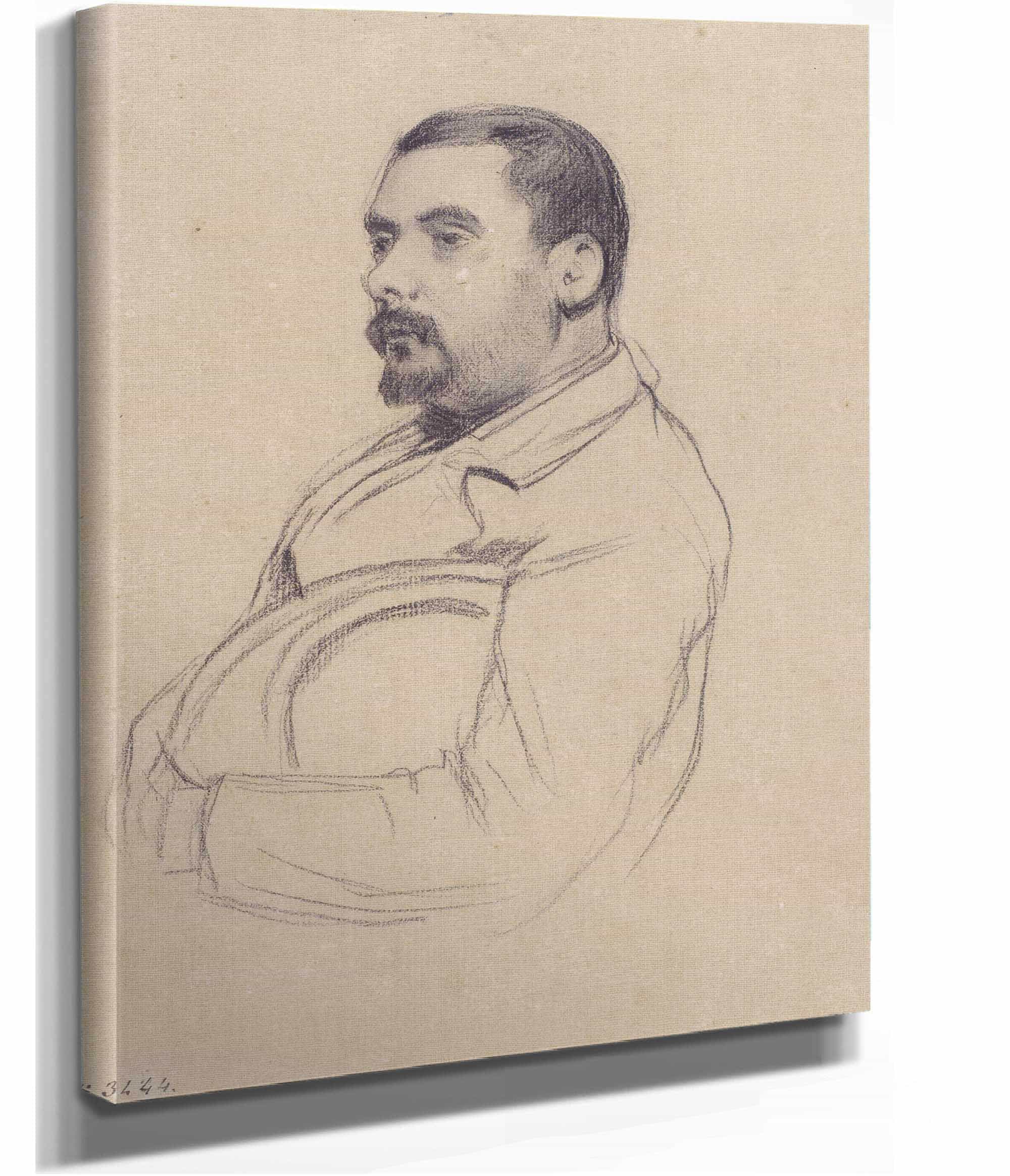 Portrait Of A Man Around by Santiago Rusinol