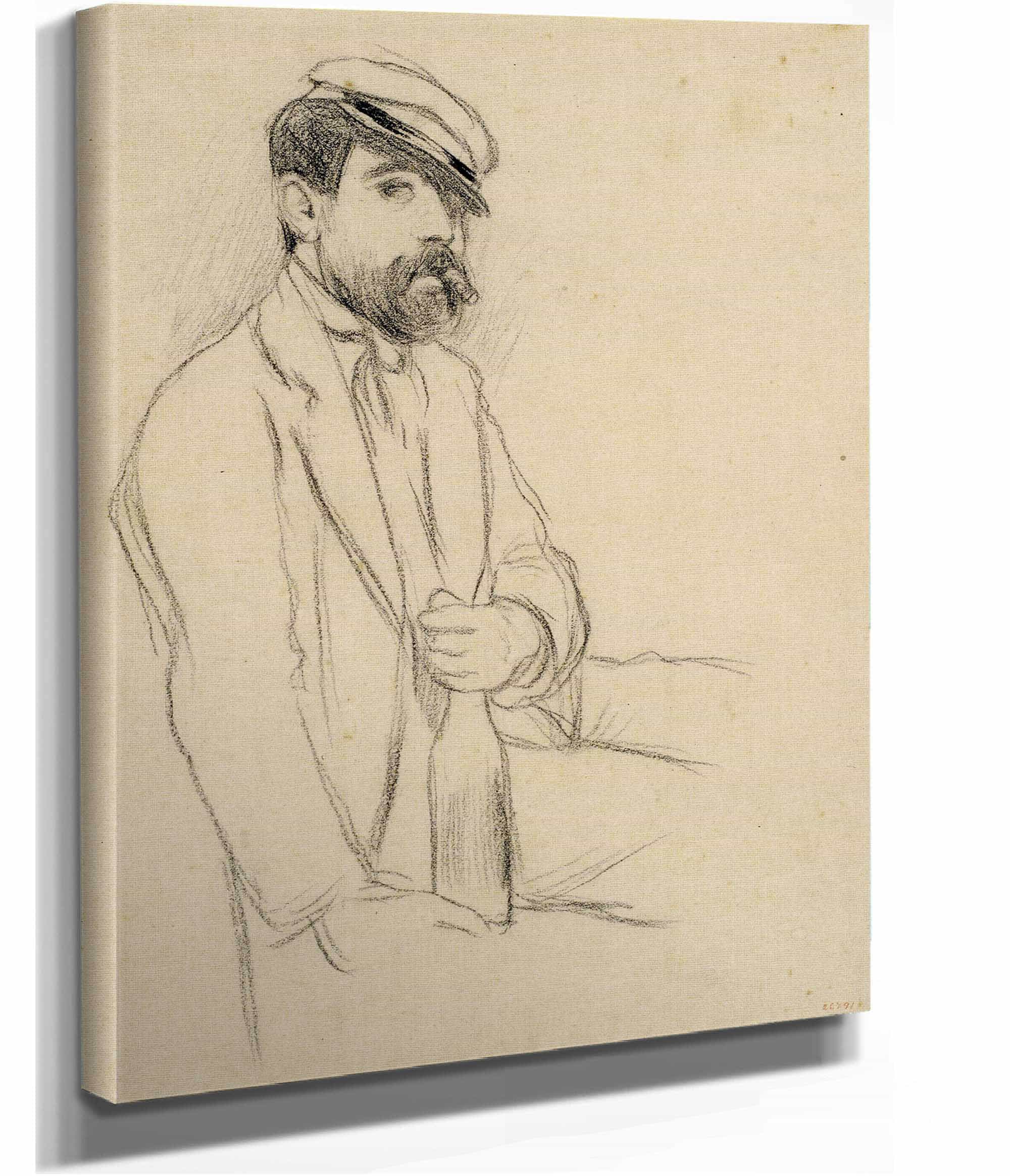 Portrait Of A Man Around by Santiago Rusinol - Image 5