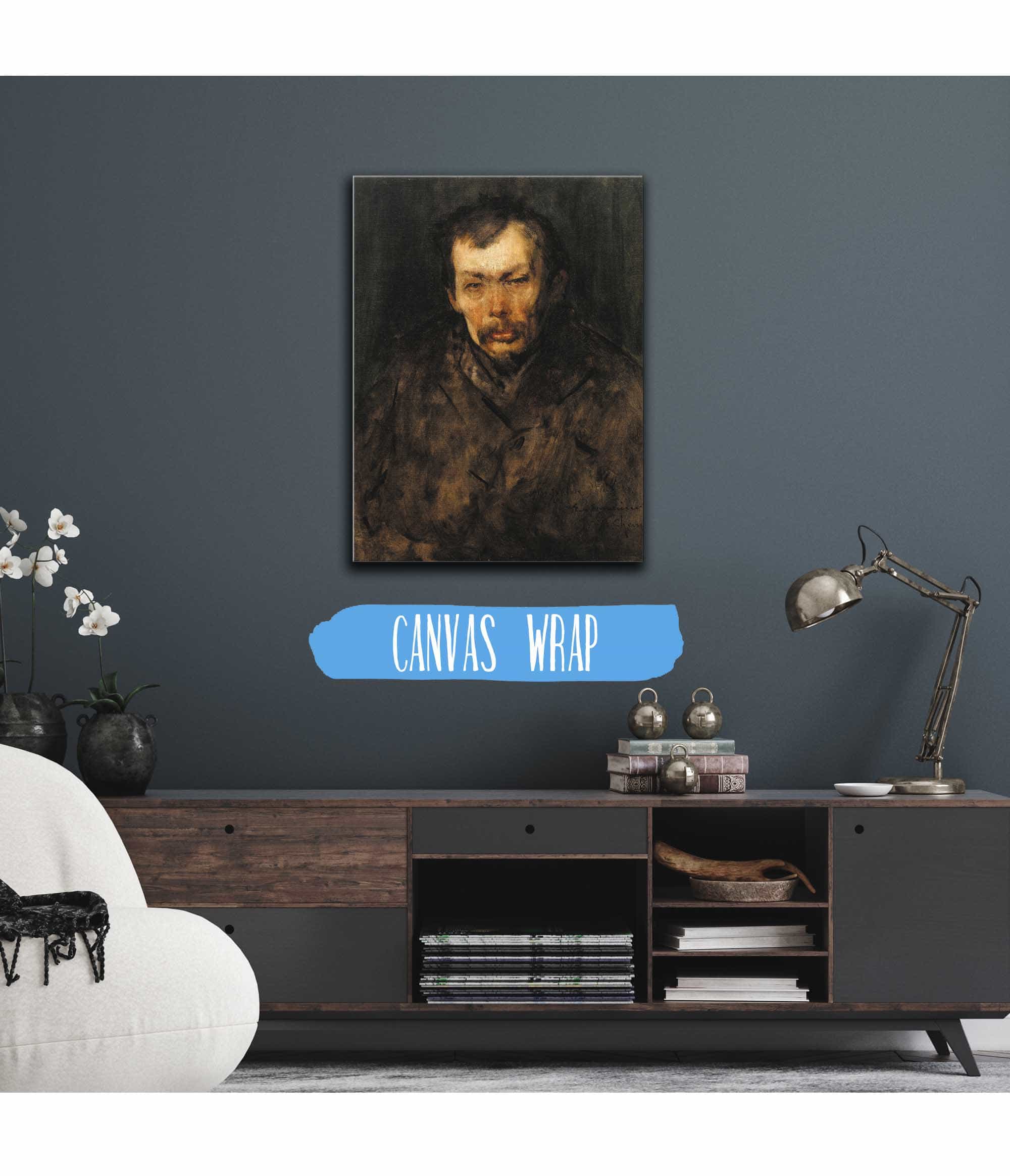 Portrait Of A Man Between And by William Merritt Chase - Image 3