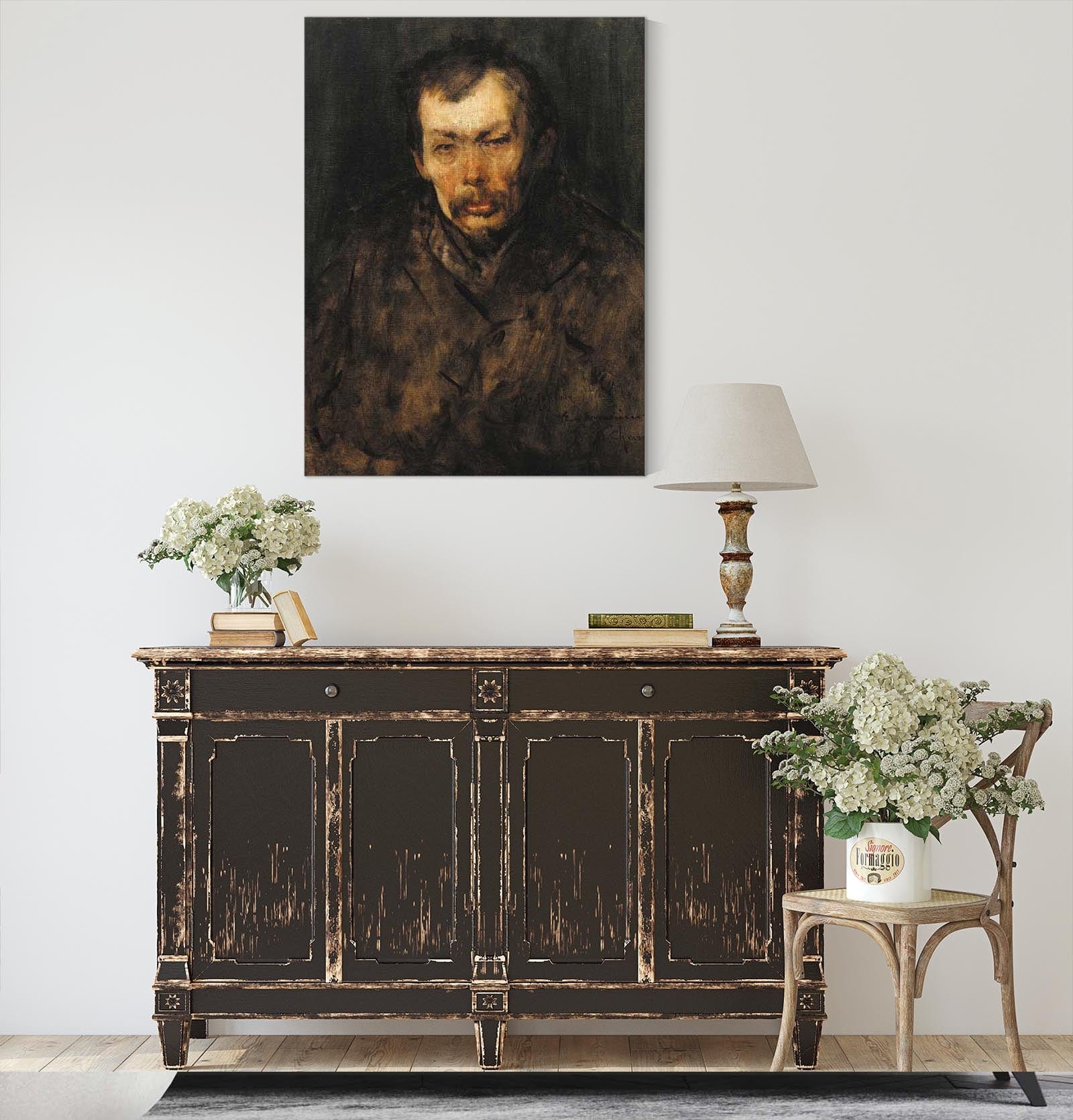 Portrait Of A Man Between And by William Merritt Chase - Image 4