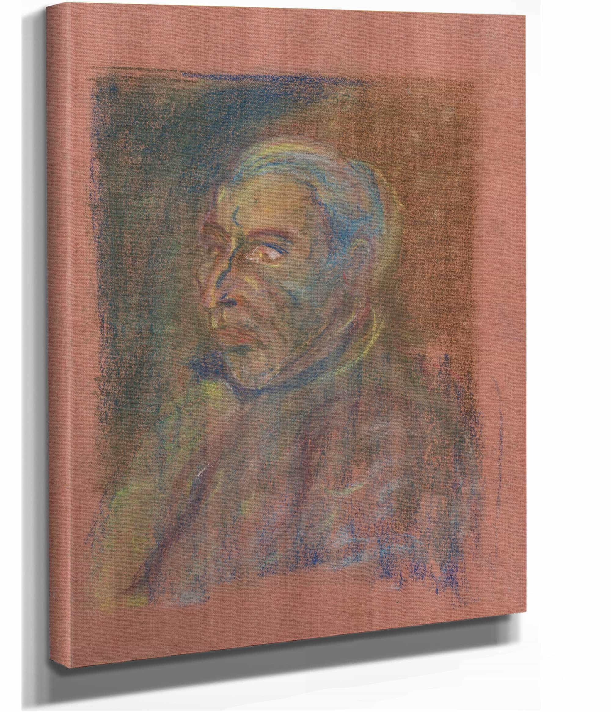 Portrait Of A Man by Arnold Peter Weisz Kubincan - Image 2