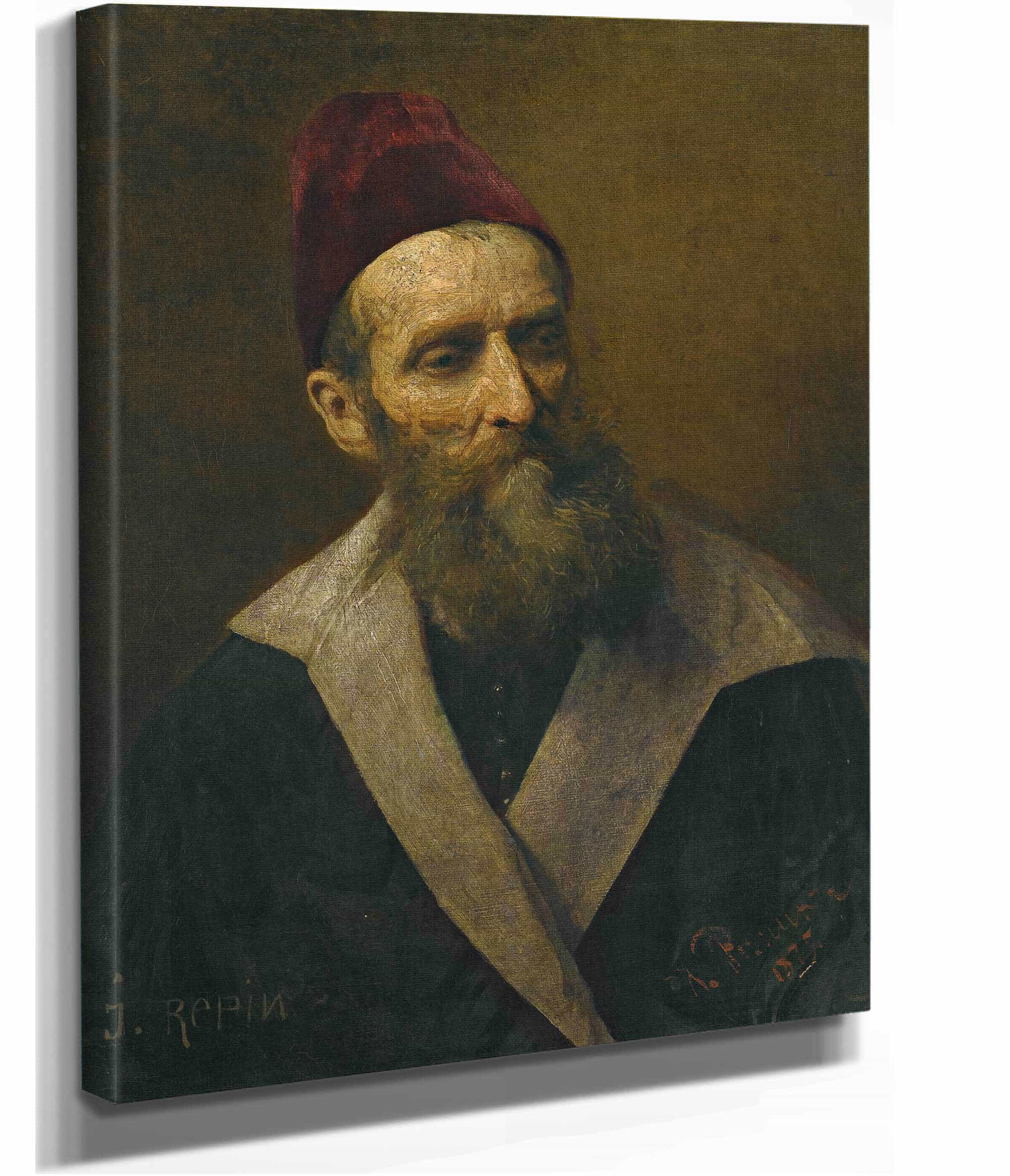Portrait Of A Man by Ilya Efimovich Repin - Image 2