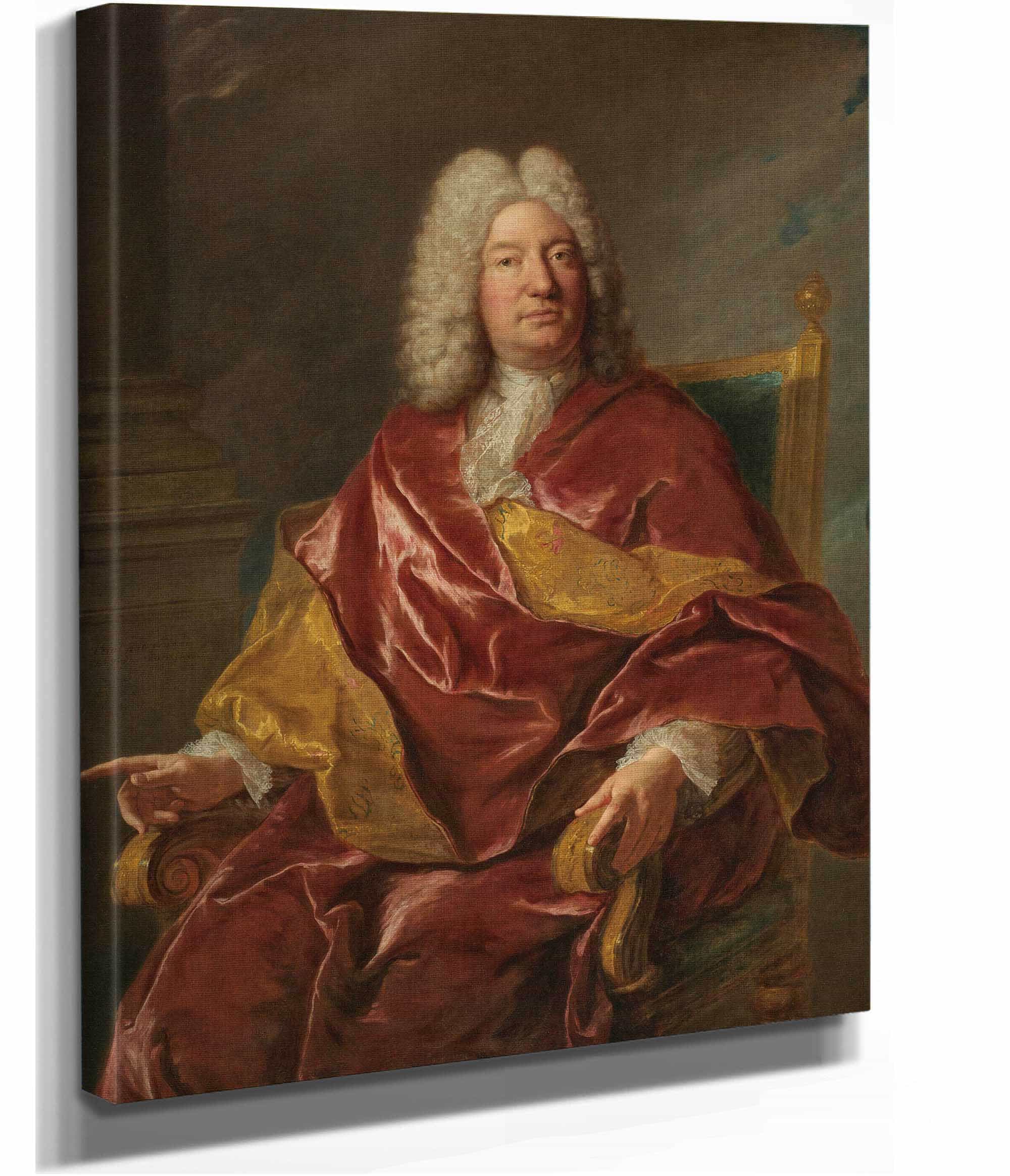 Portrait Of A Man by Jean Francois De Troy