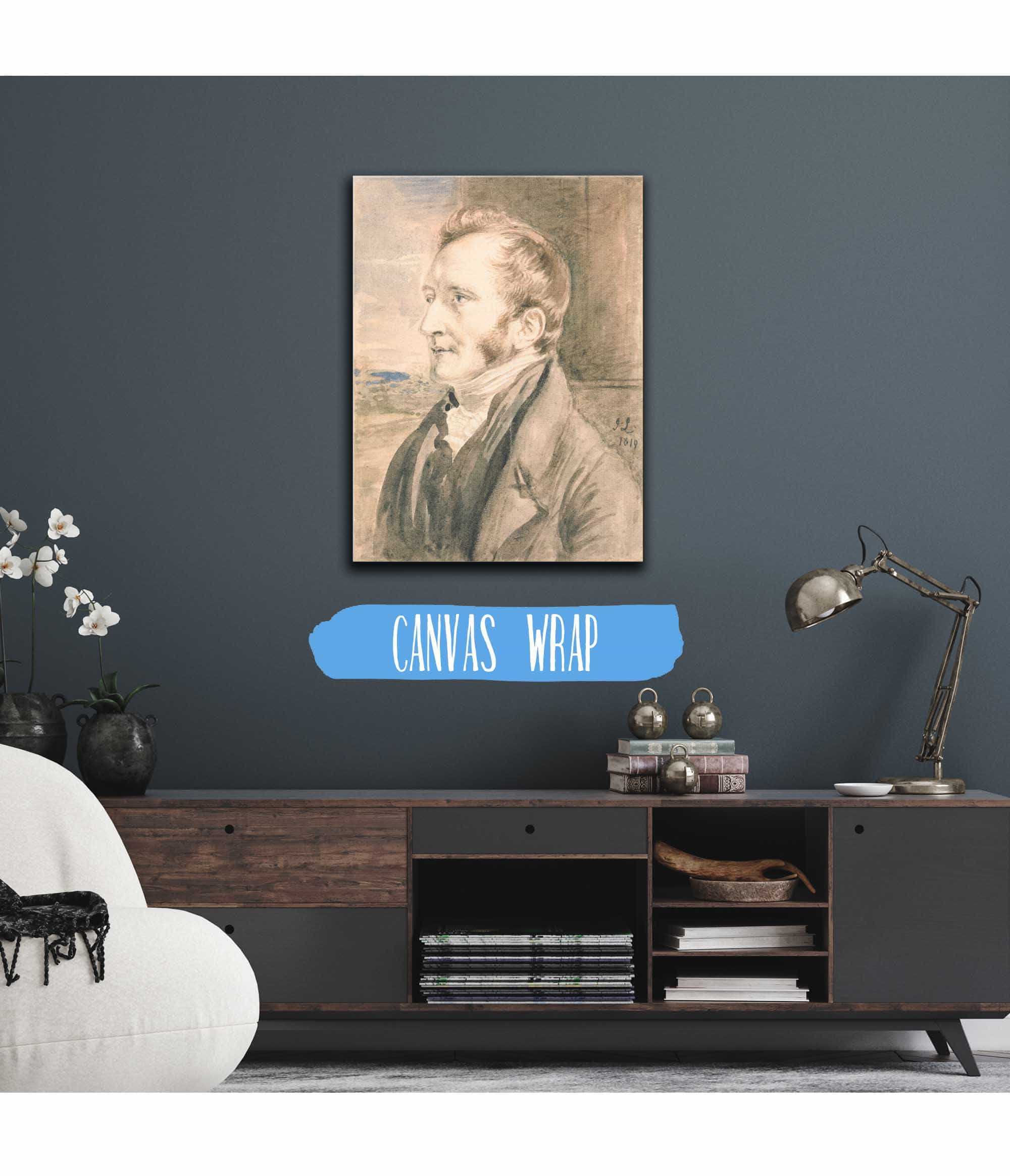 Portrait Of A Man by John Linnell - Image 3