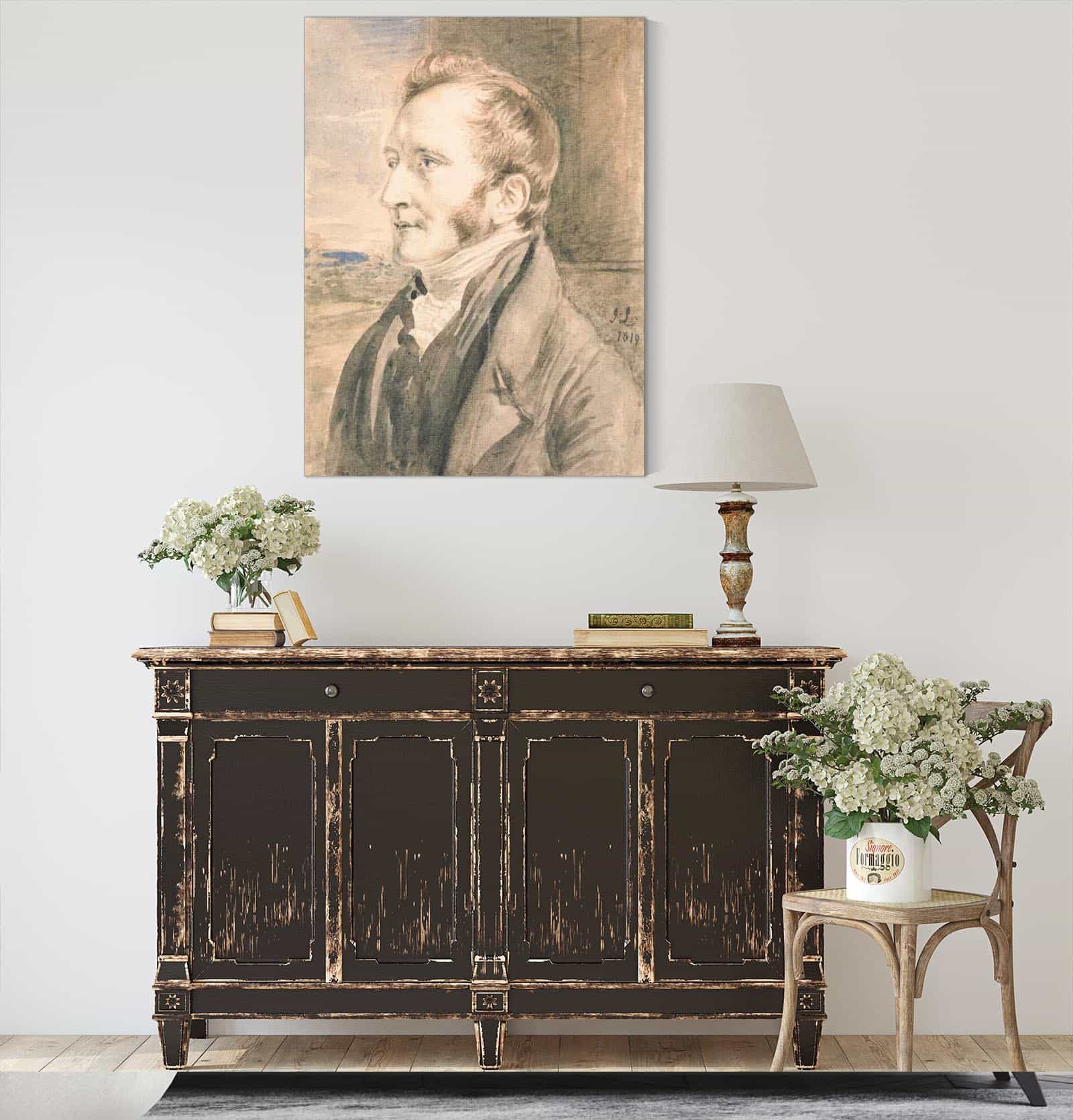 Portrait Of A Man by John Linnell - Image 4