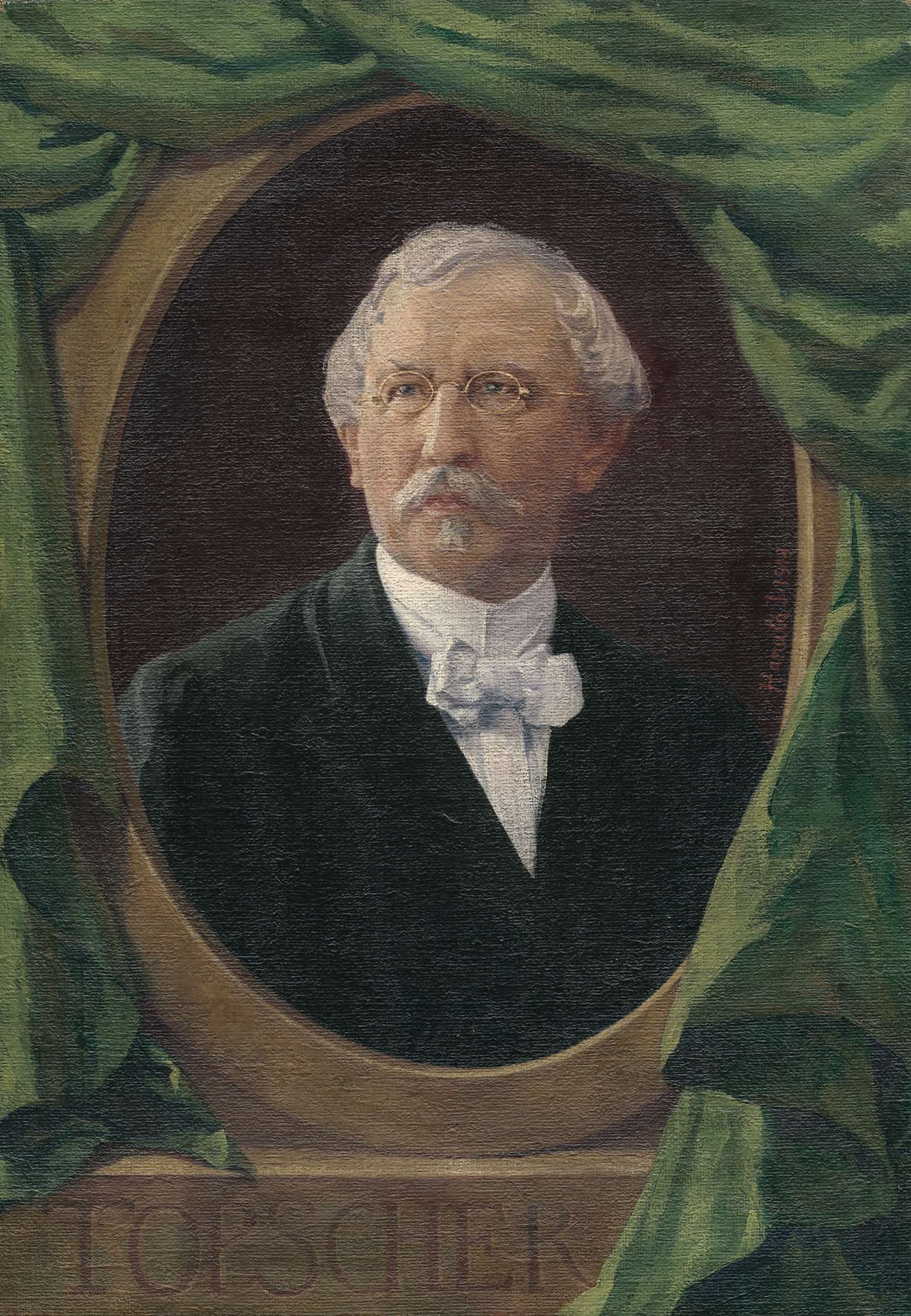 Portrait Of A Man by Jozef Hanula